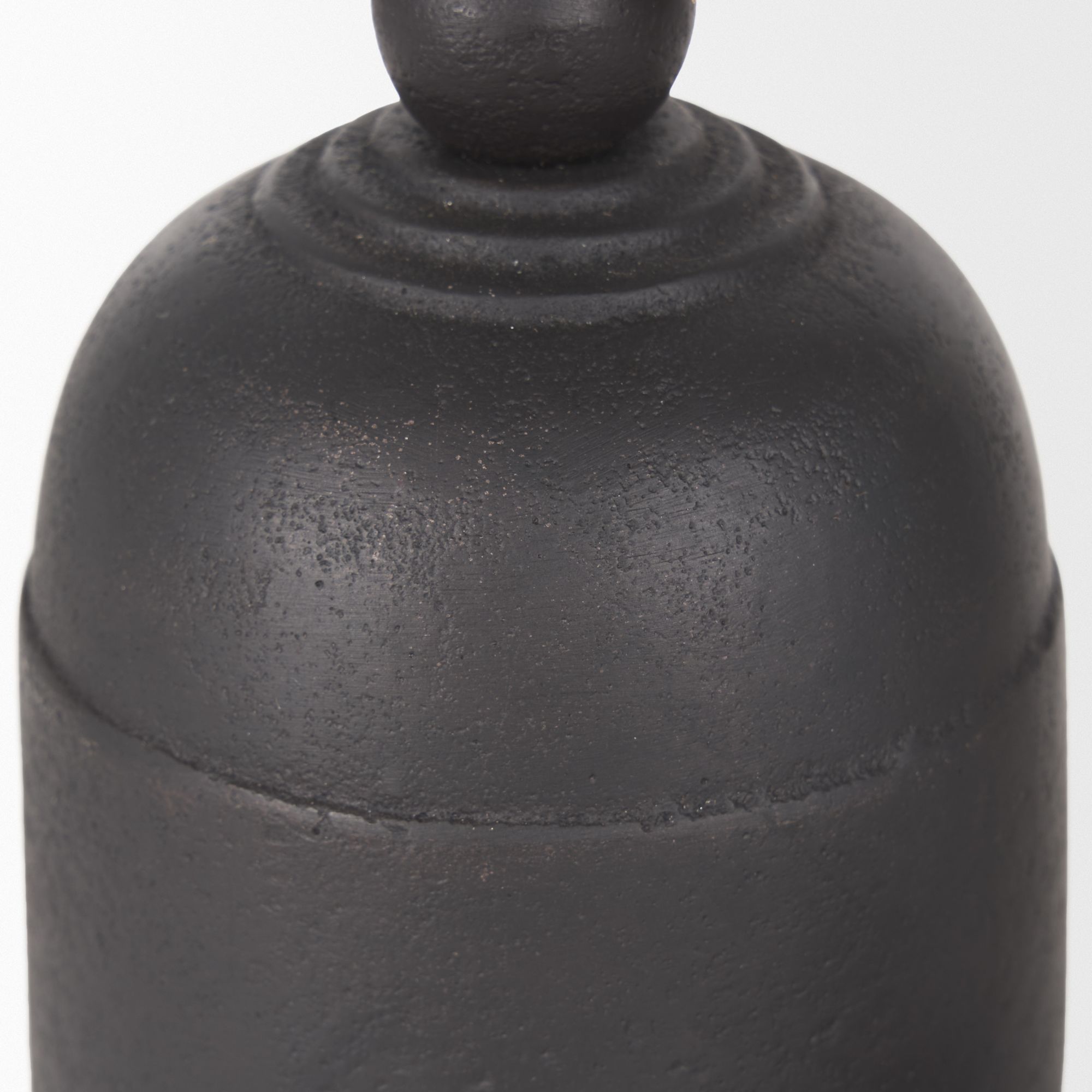 Mercana Quincy Small Metal Decorative Bell Object - Black