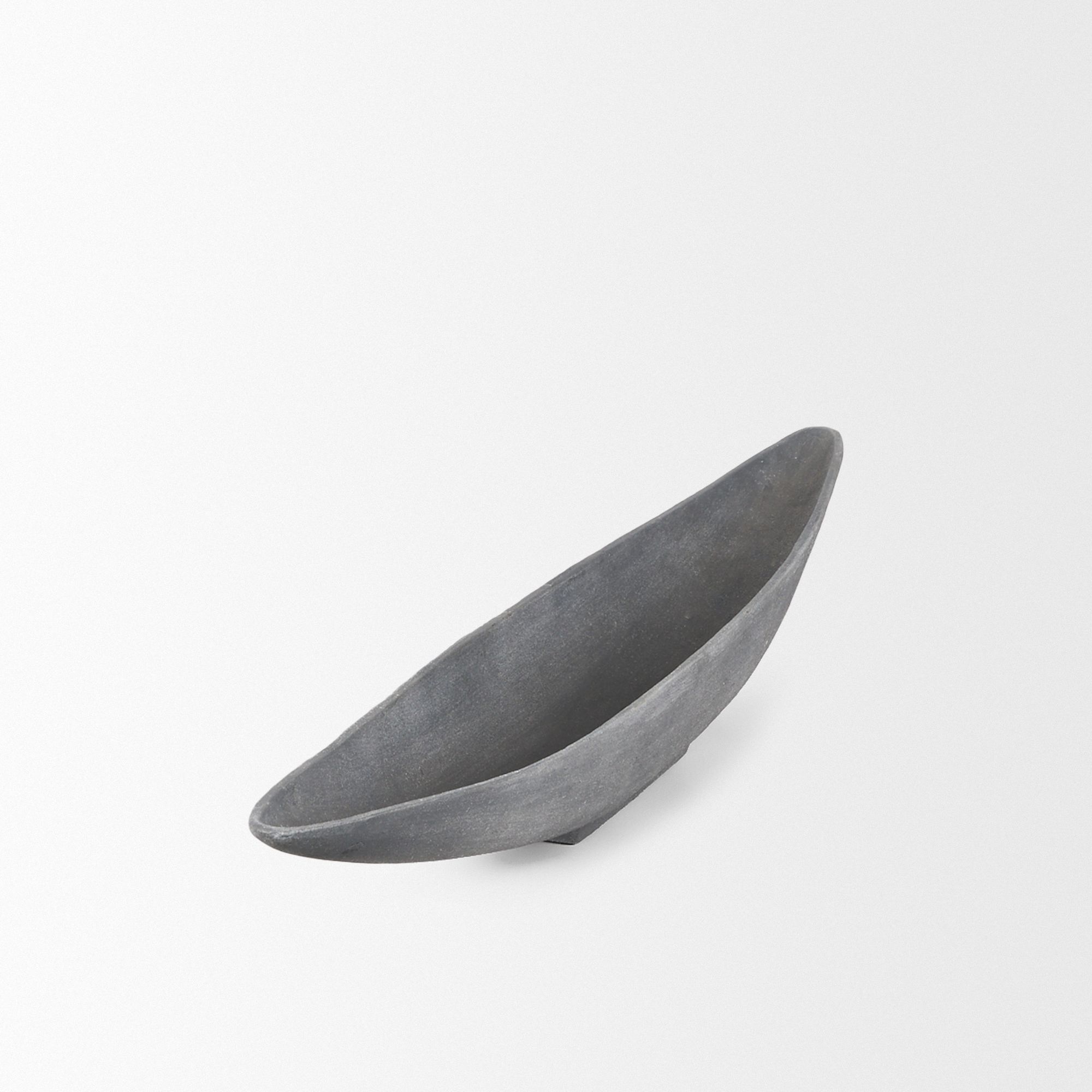 Mercana Piero Metal Decorative Bowl - Concrete, Small