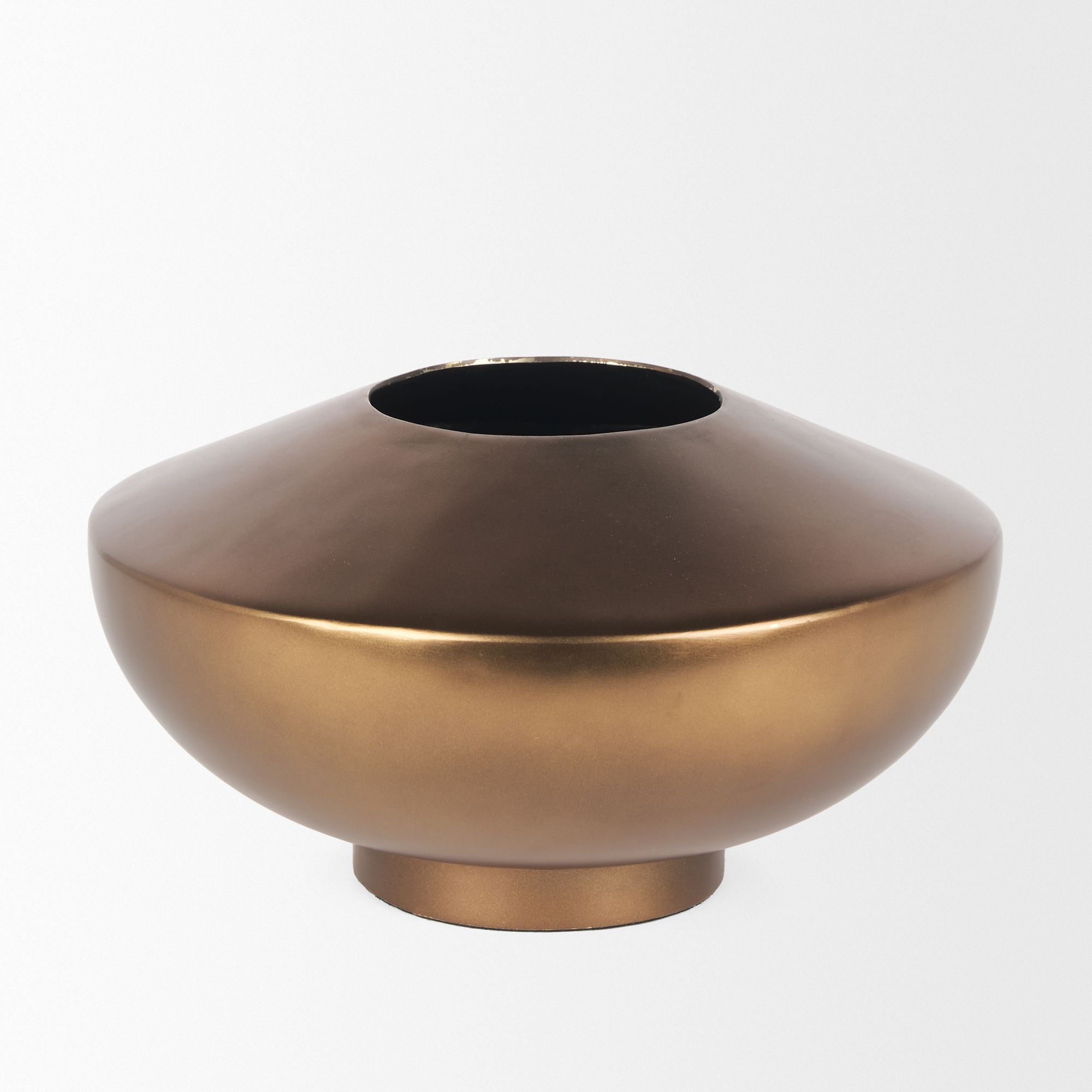 Mercana Quiana Large Metal Vase - Gold