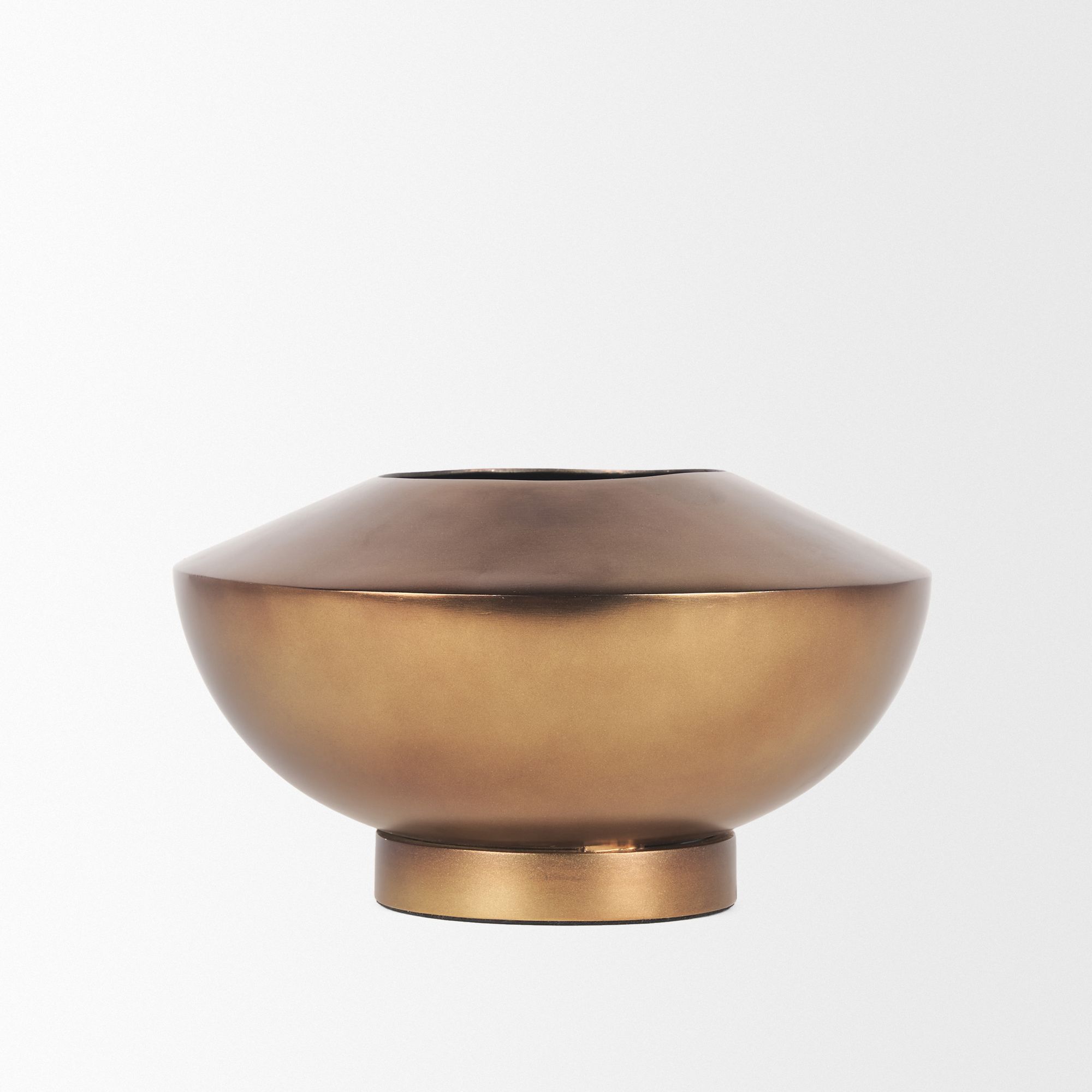 Mercana Quiana Medium Metal Vase - Gold