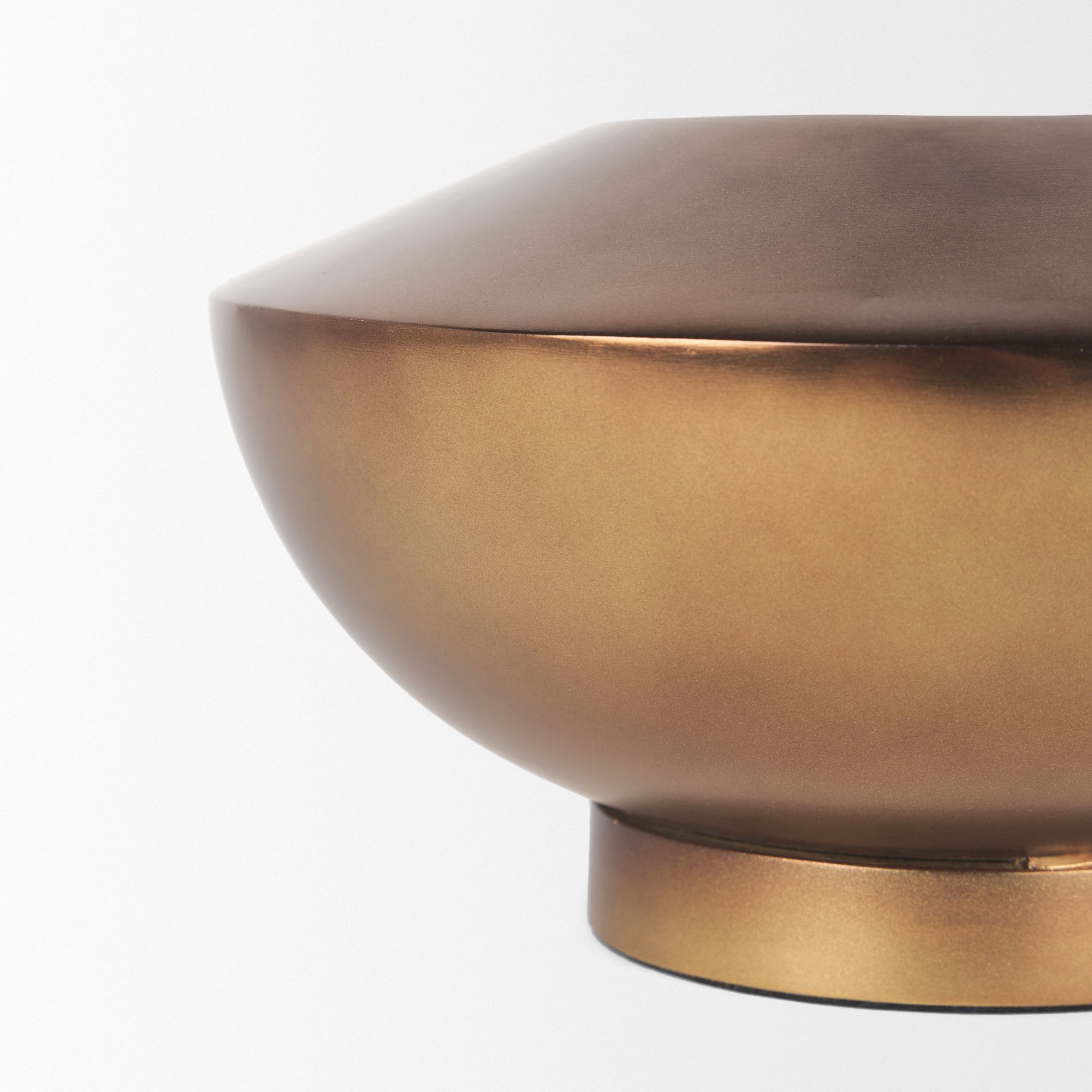 Mercana Quiana Medium Metal Vase - Gold