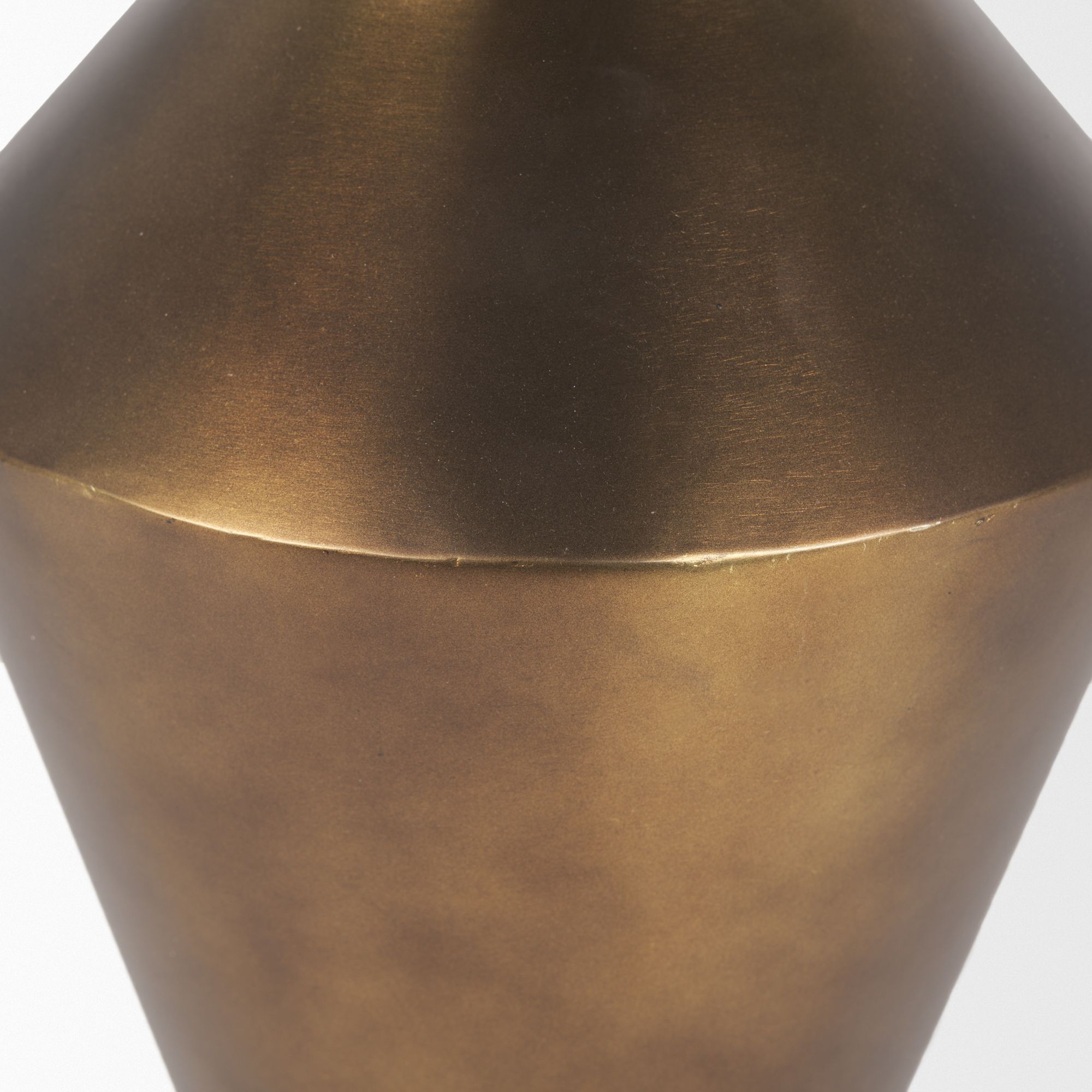 Mercana Perrin Large Metal Decorative Vase - Gold