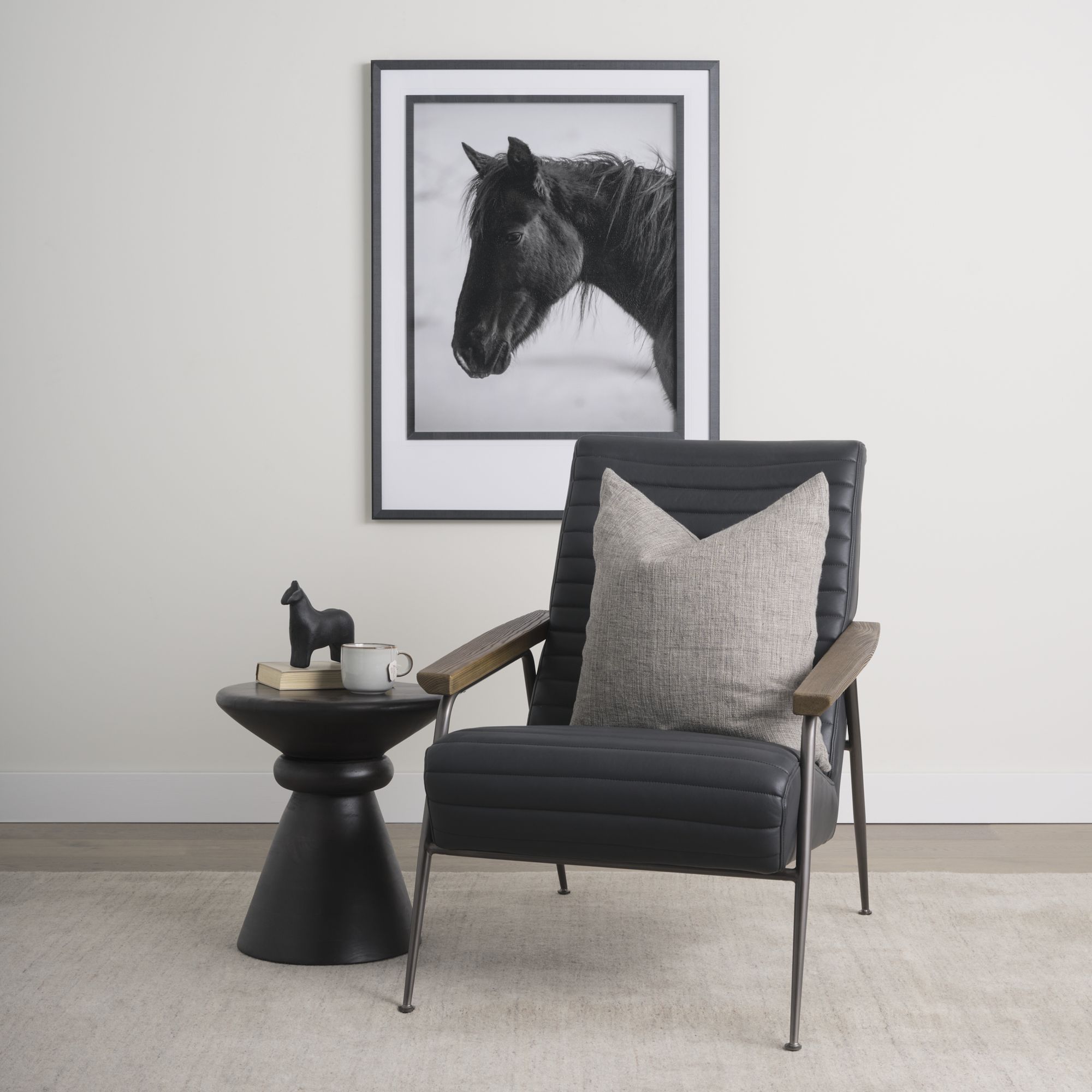 Mercana Grosjean Accent Chair - Matte Black