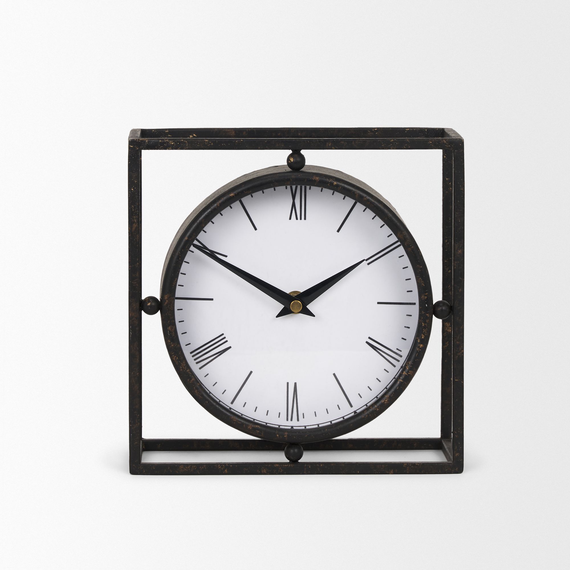 Mercana - Raisa Black Table Clock