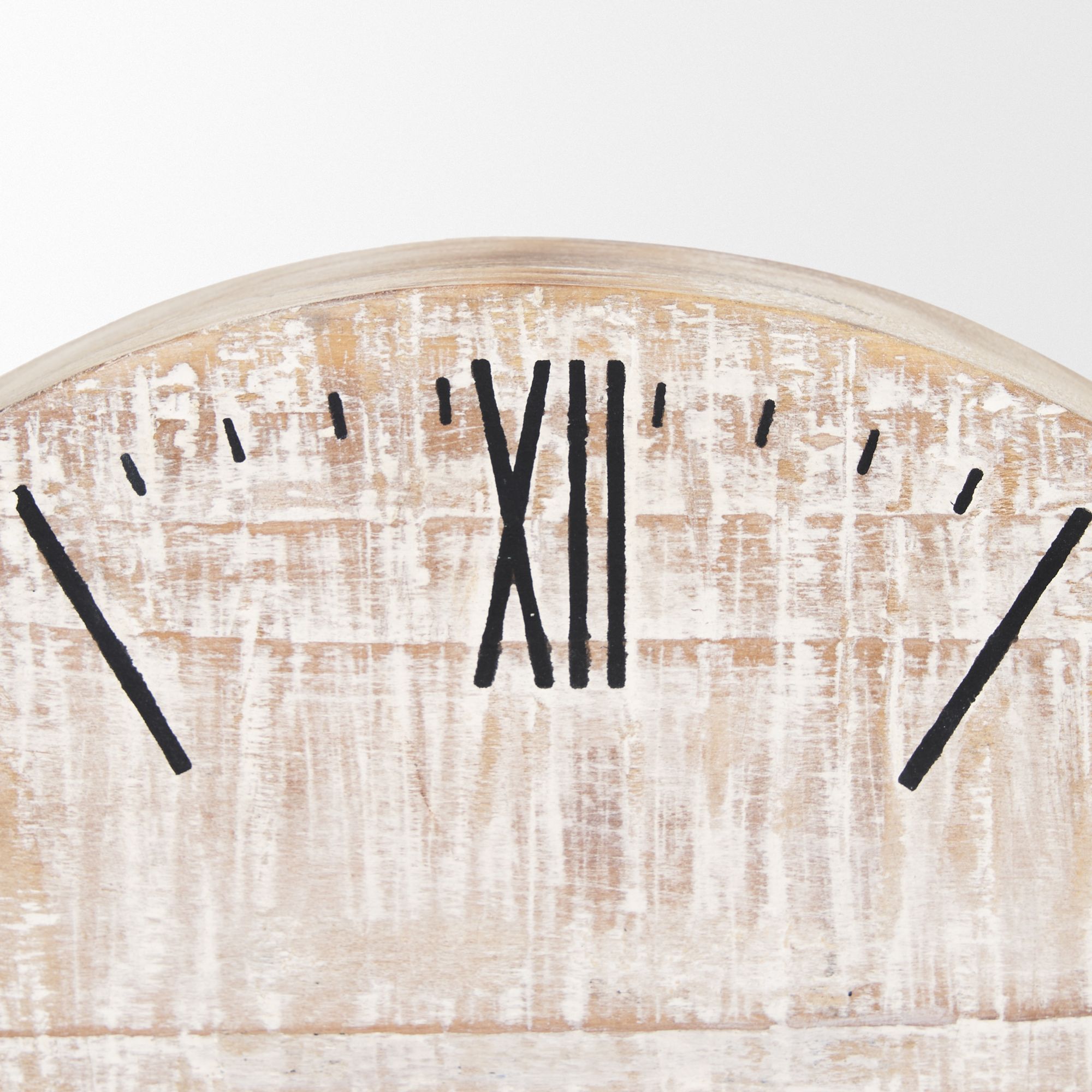 Mercana - Raja Matte Black Metal Table Clock