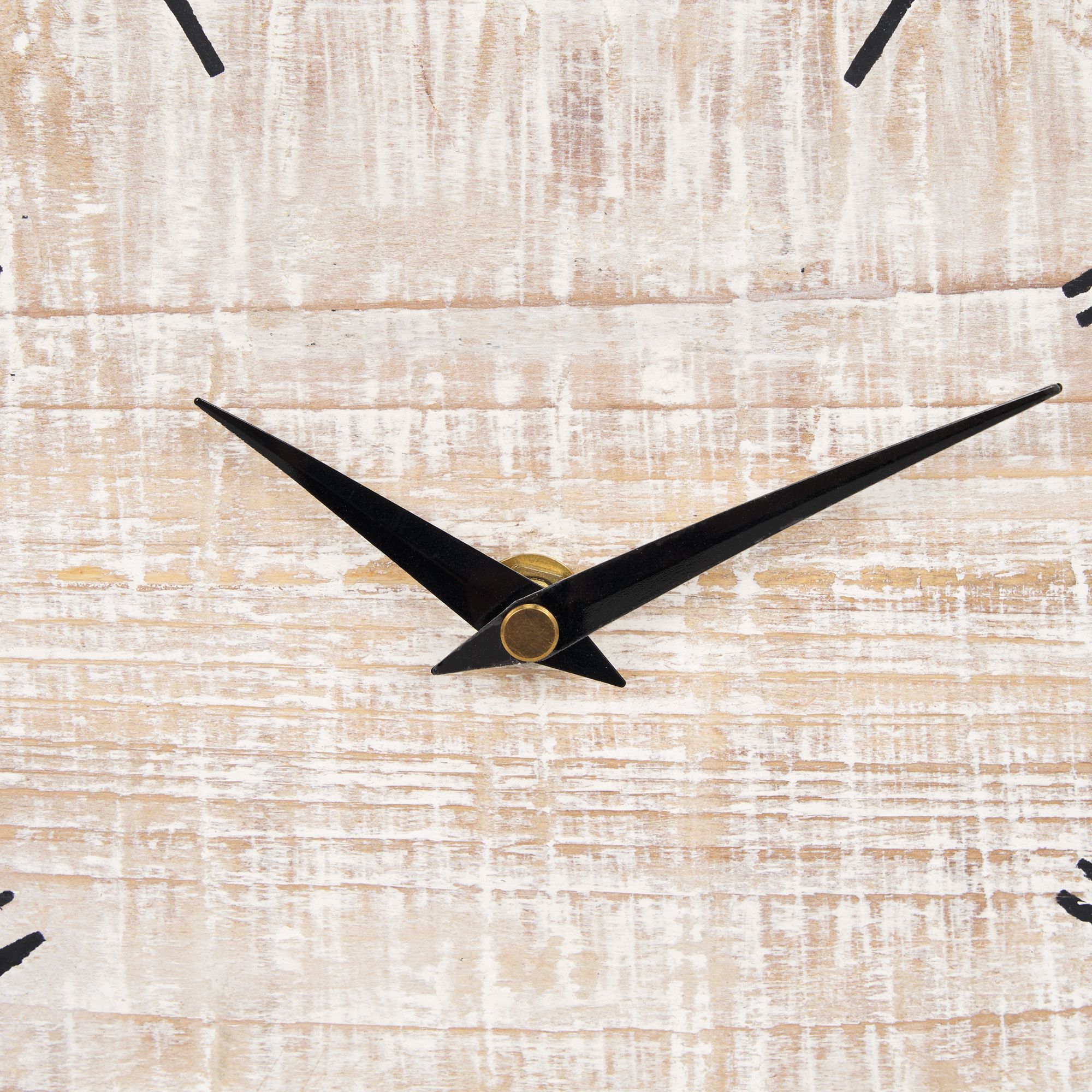 Mercana - Raja Matte Black Metal Table Clock