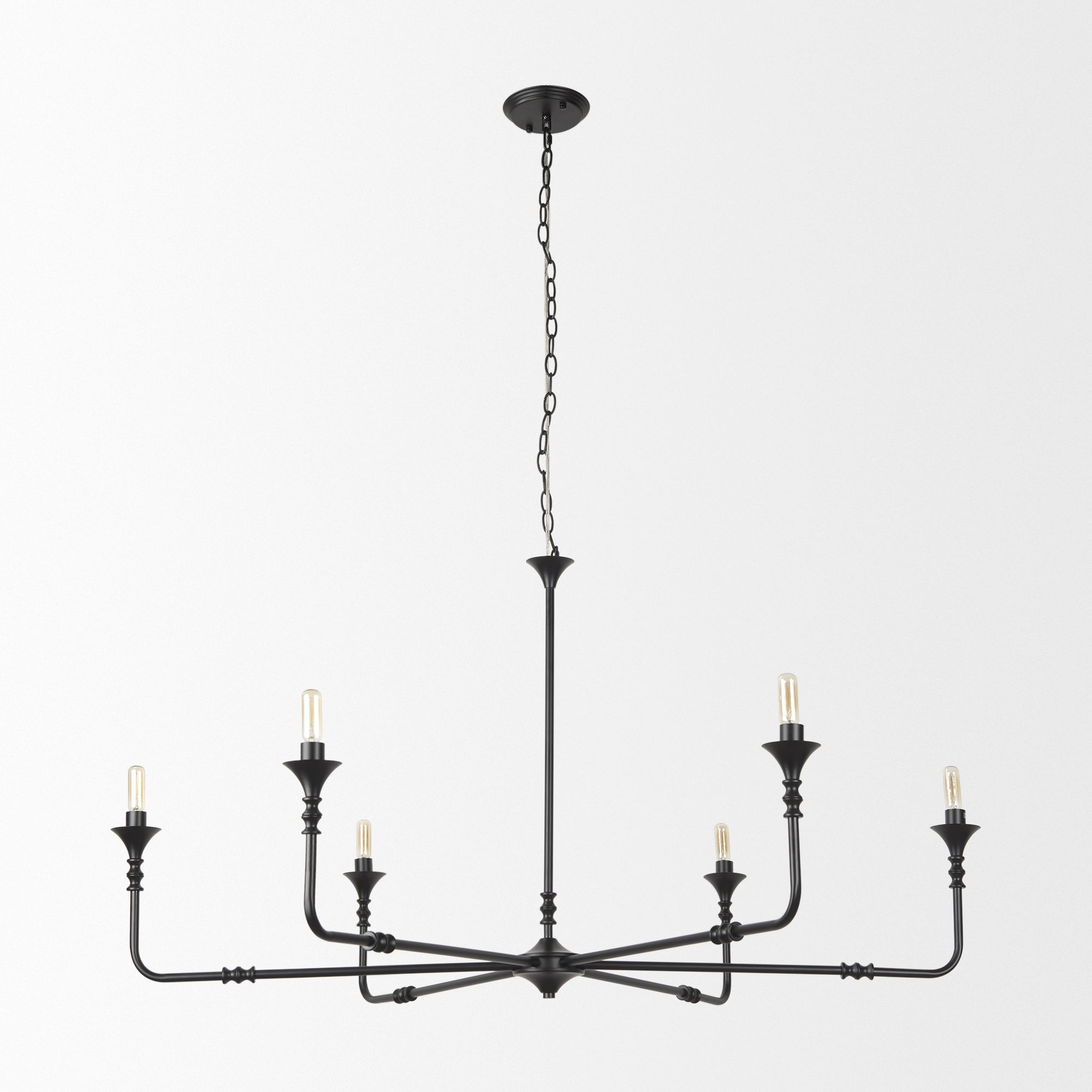 Mercana Gabriel Large Chandelier - Black