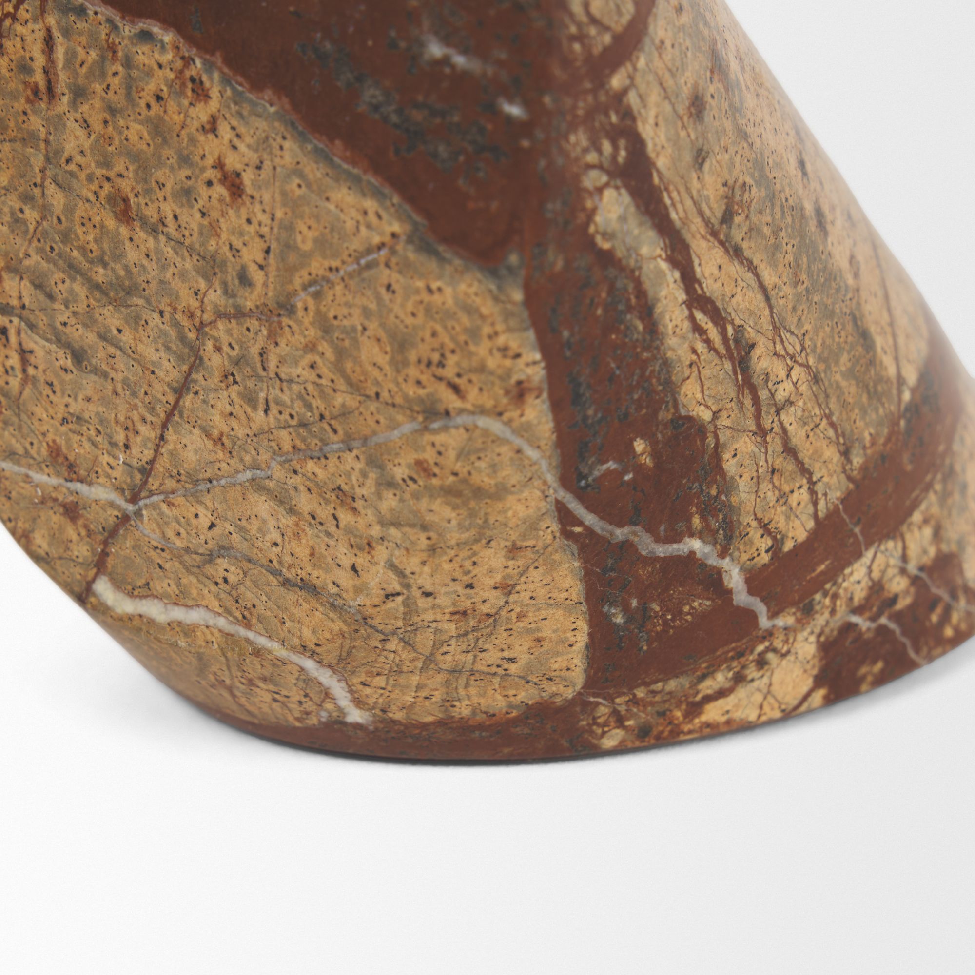 Mercana - Rahima Brown Forest Marble Angled Bookends