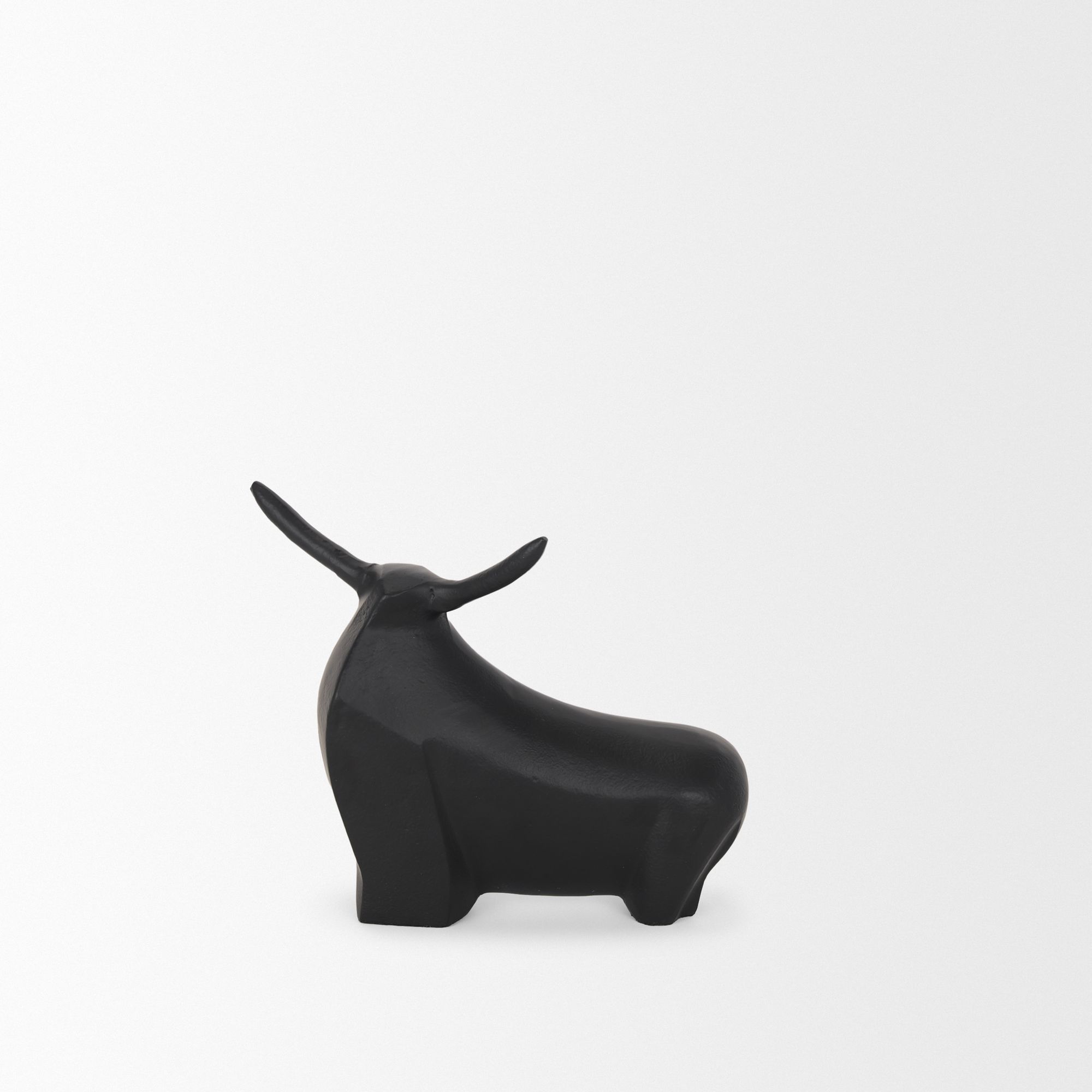 Mercana Radu Small Metal Bull Decorative Object - Black