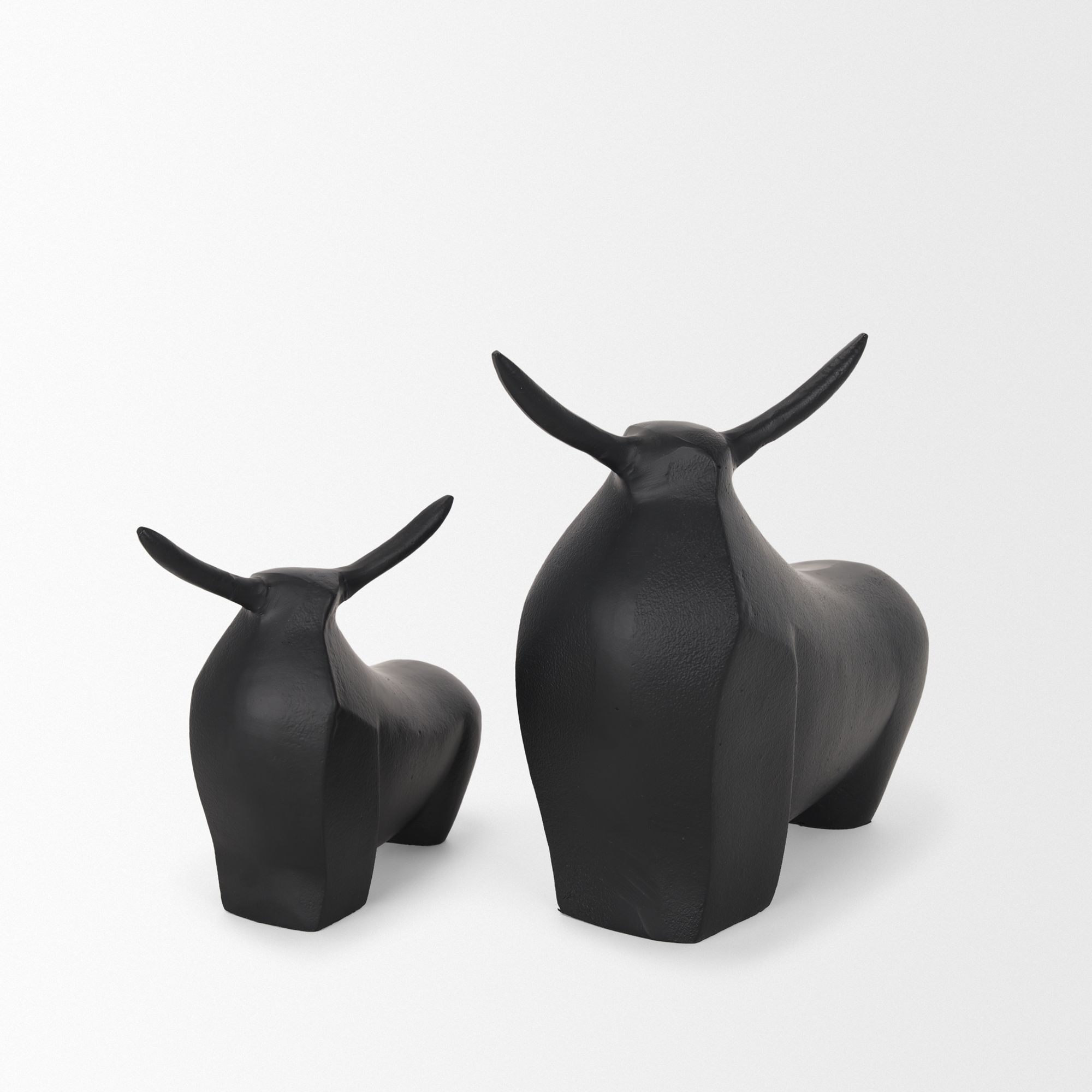 Mercana Radu Small Metal Bull Decorative Object - Black