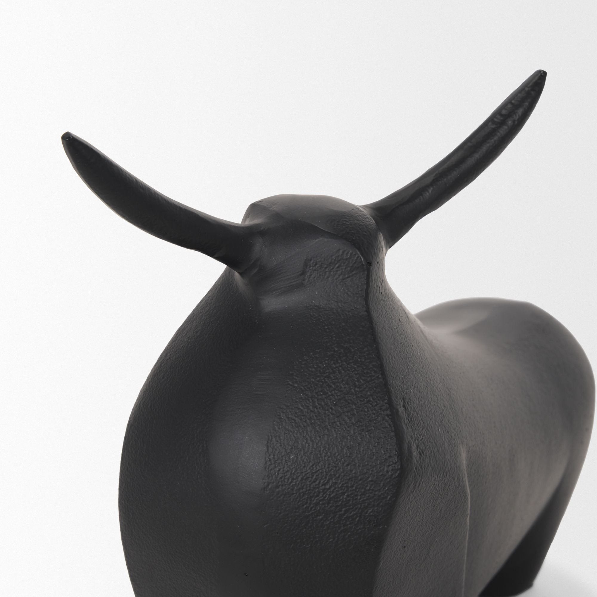 Mercana Radu Large Metal Bull Decorative Object - Black