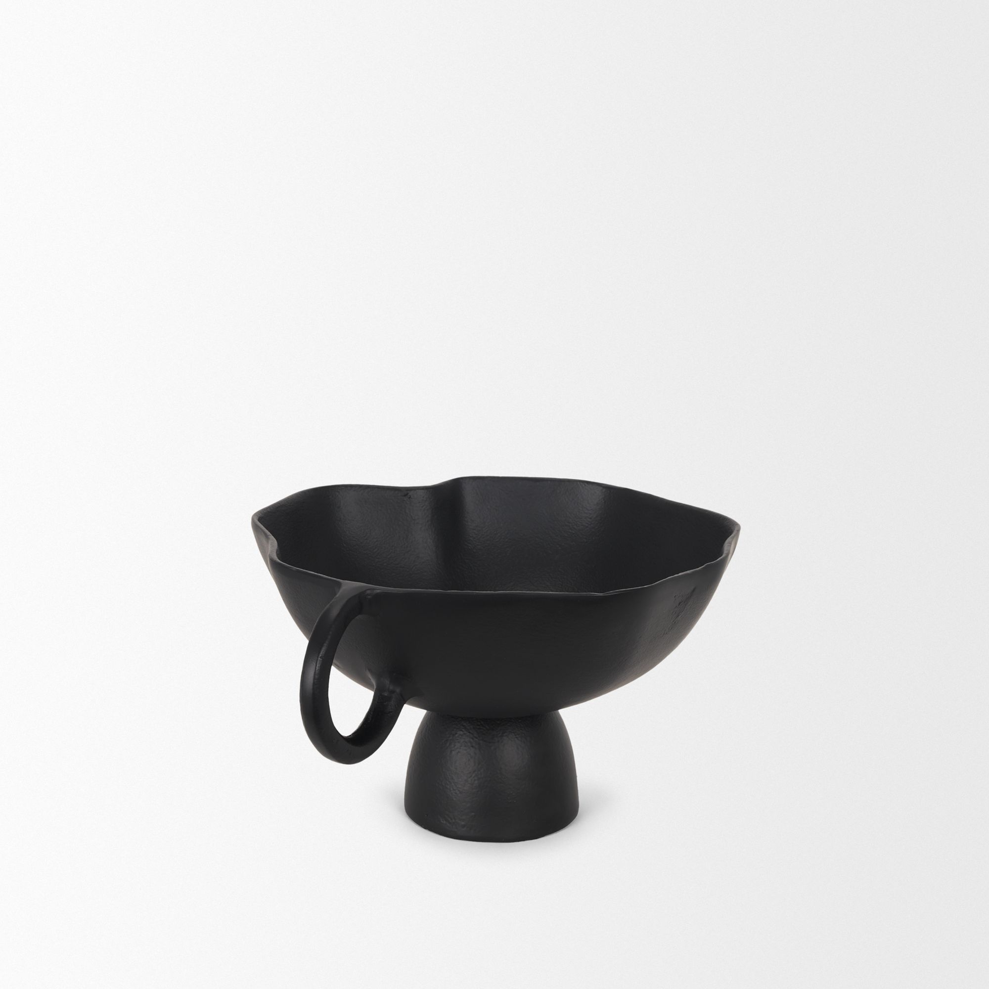 Mercana Radka Metal Decorative Bowl - Black, Small