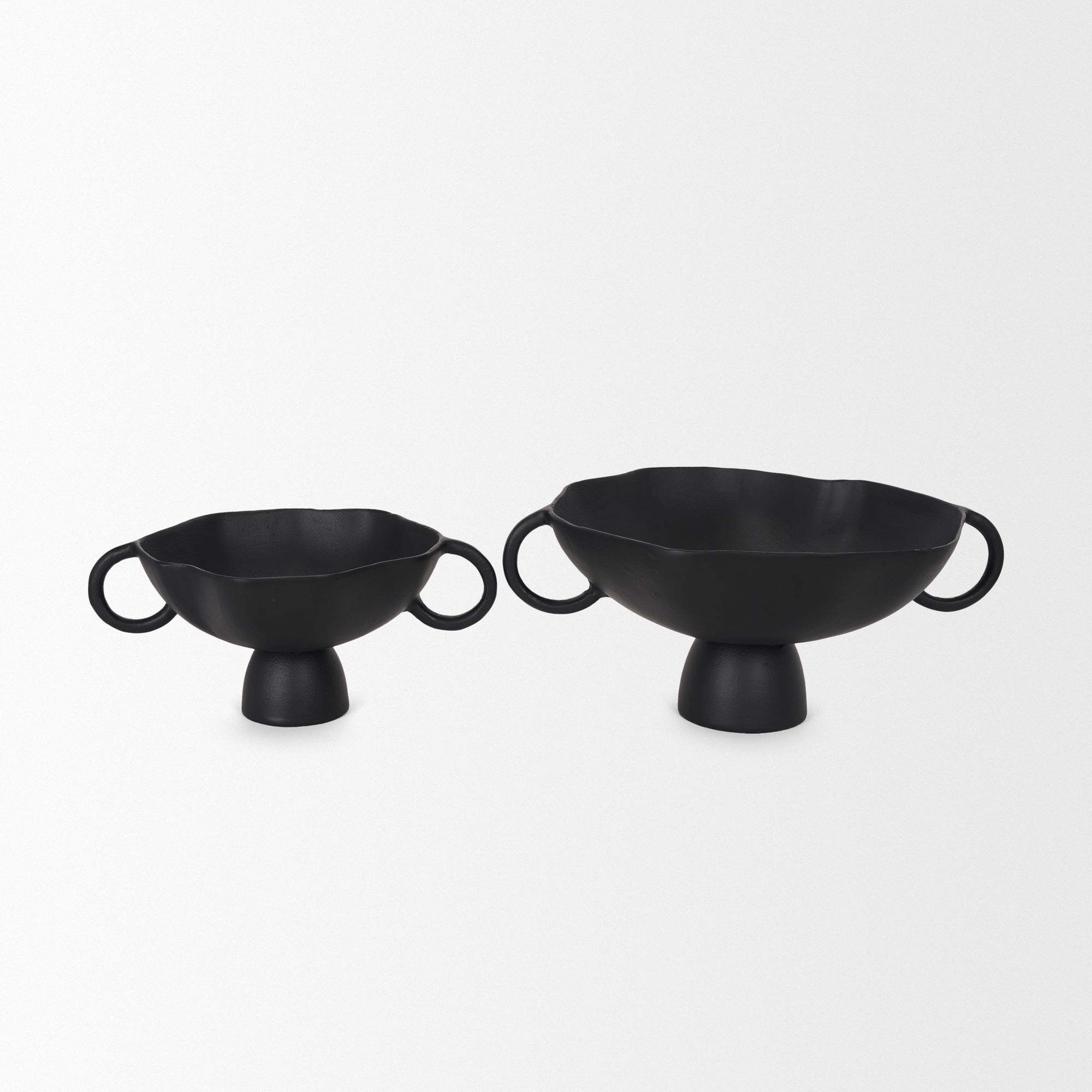 Mercana Radka Metal Decorative Bowl - Black, Small