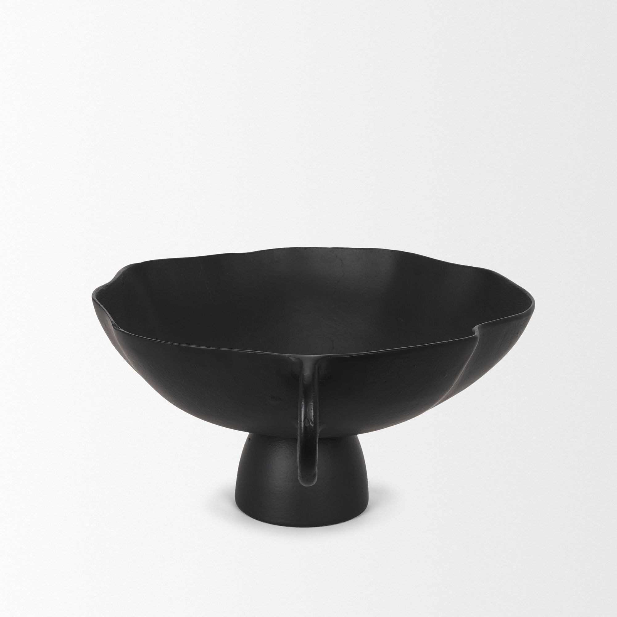 Mercana Radka Metal Decorative Bowl - Black, Large