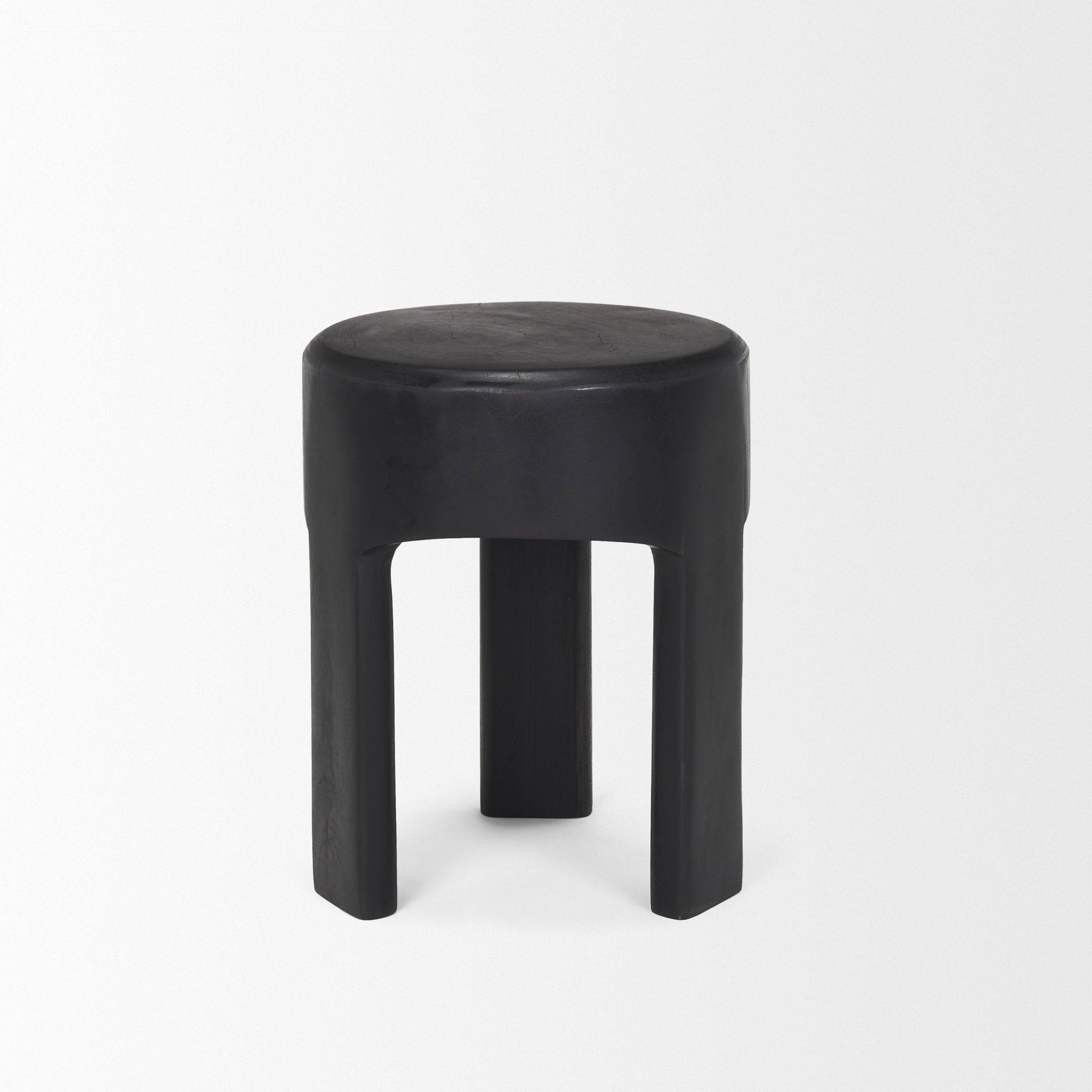 Mercana - Riya Counter Stool in Black, Wood