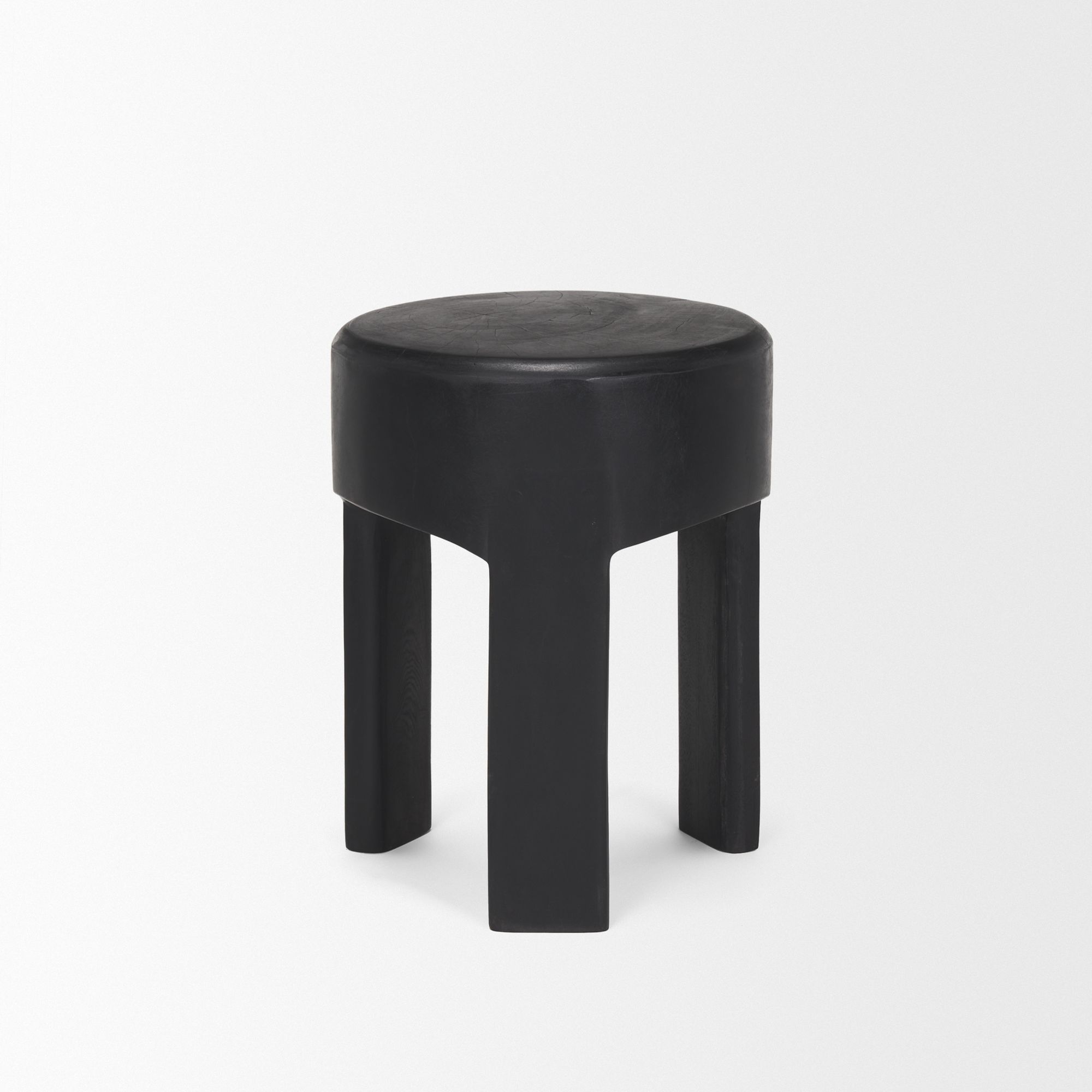 Mercana - Riya Counter Stool in Black, Wood