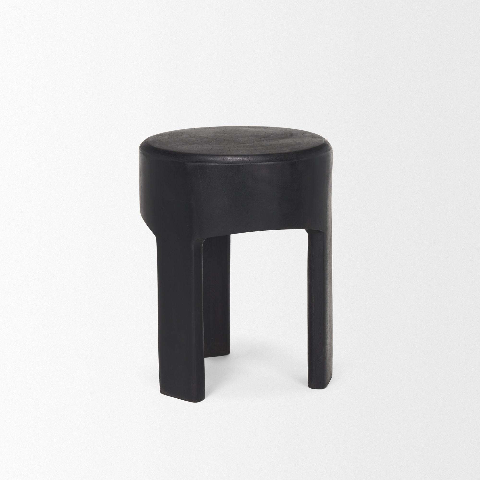 Mercana - Riya Counter Stool in Black, Wood