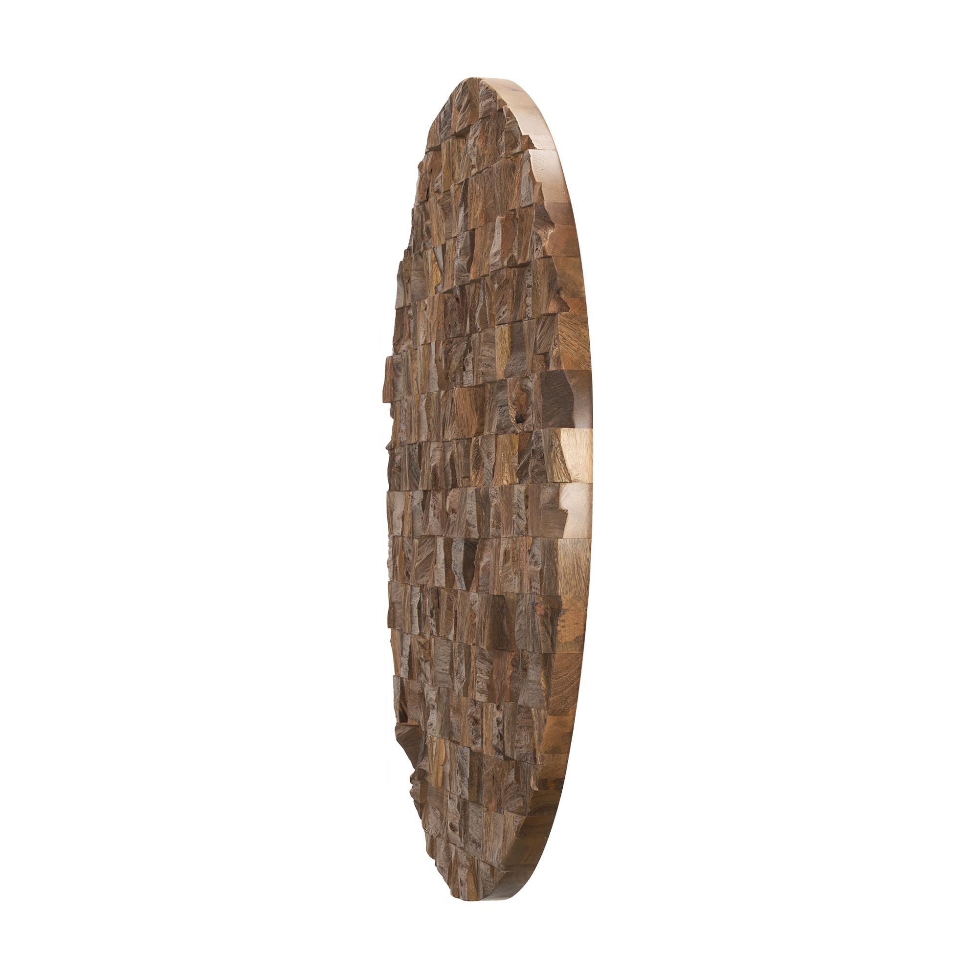 Mercana 32" Into the Abyss II Wall Art - Light Brown, Wood