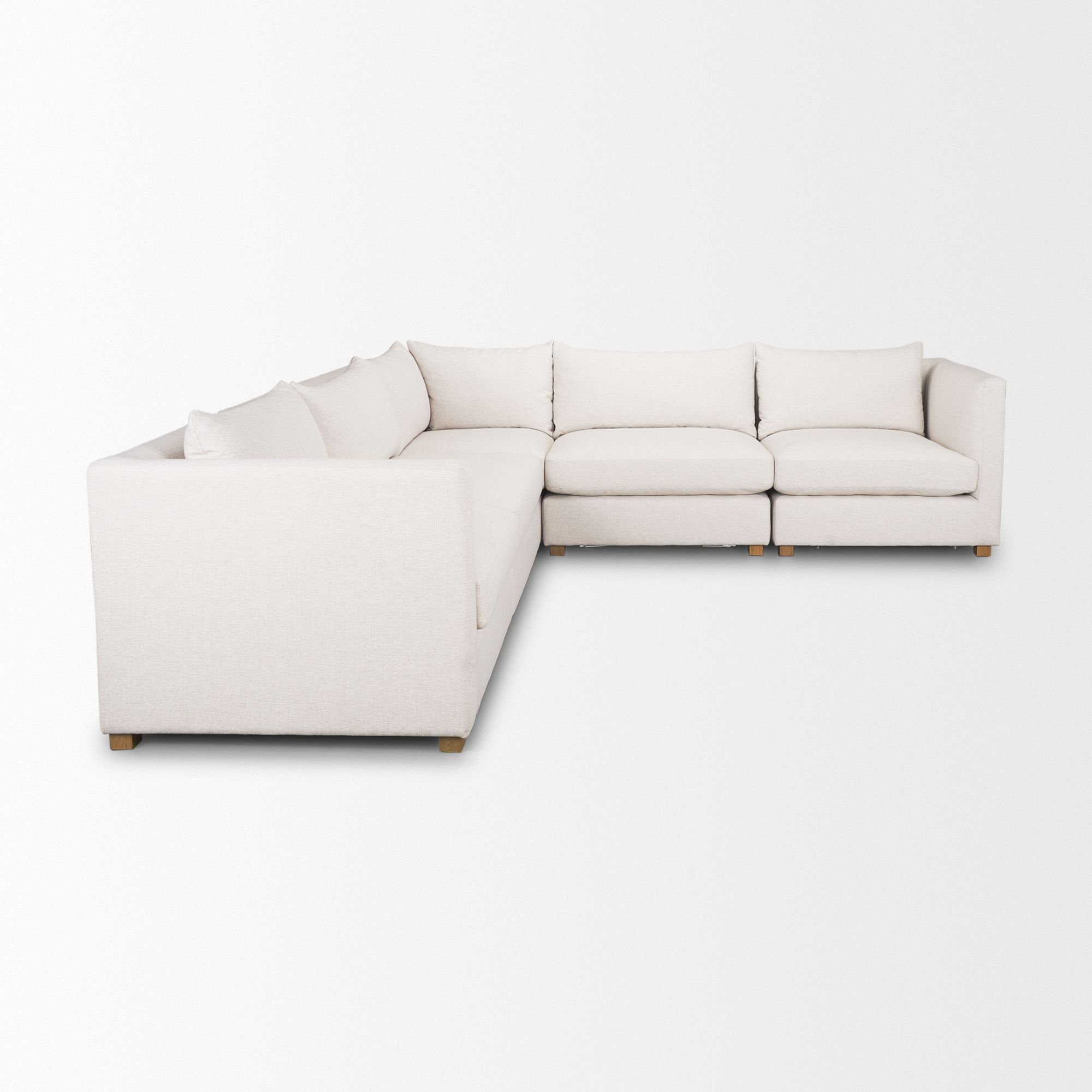 Mercana Halston 5 Piece Sectional - Oatmeal