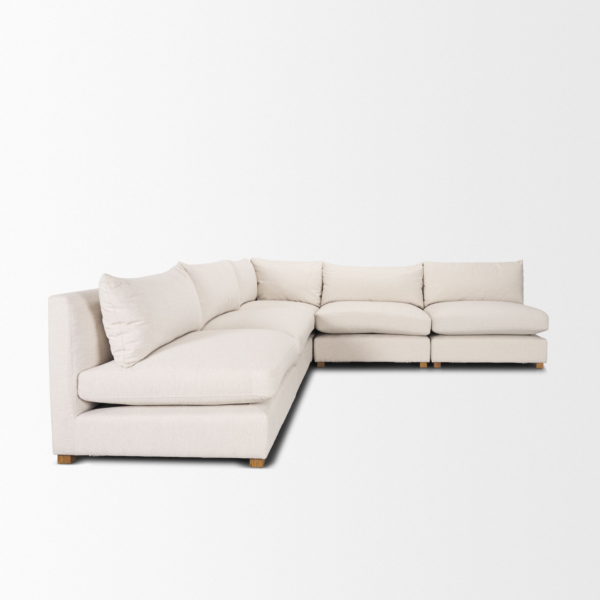 Mercana Halston 5 Piece Sectional - Oatmeal