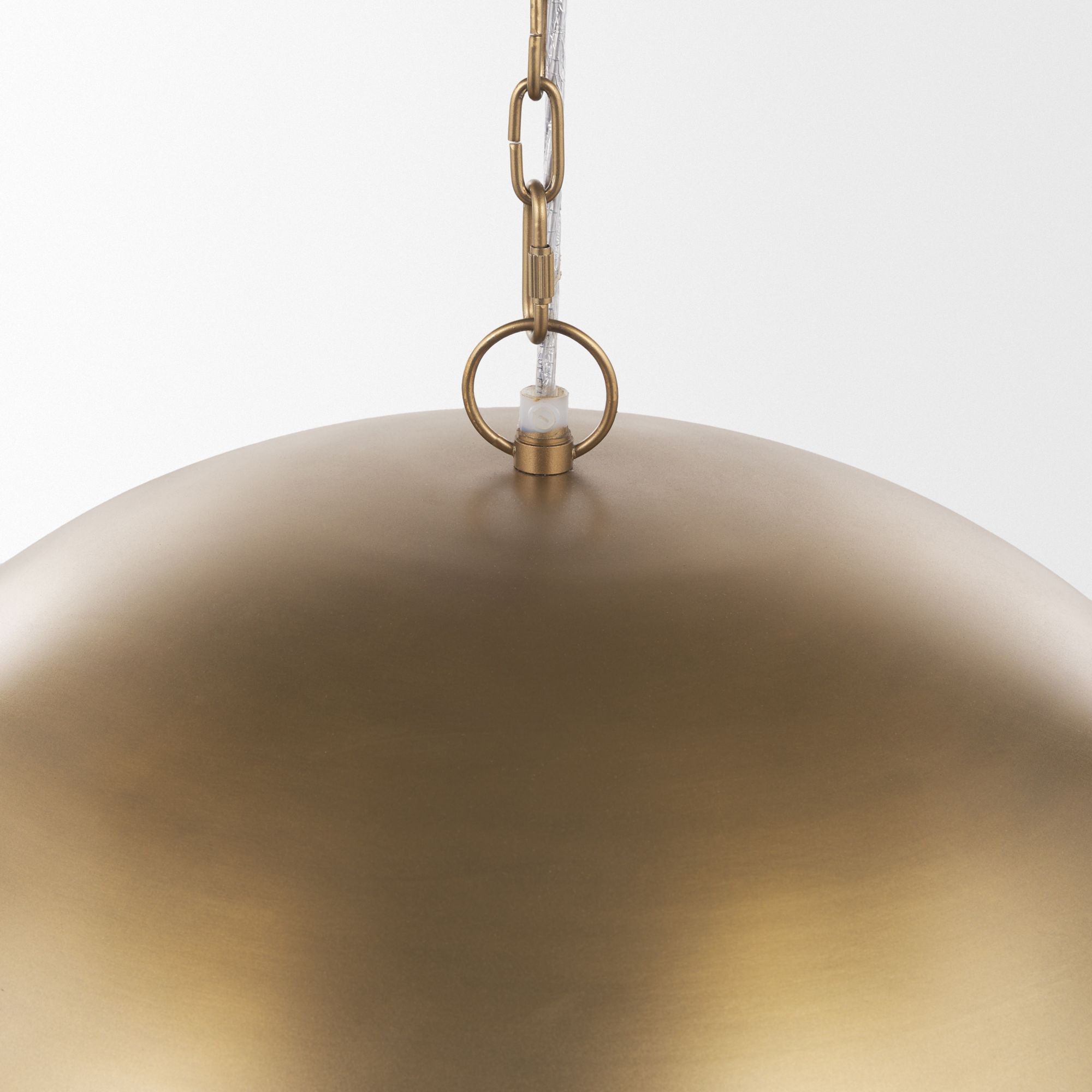 Mercana Sanne Large Pendant Light with Silver Foil - Gold, Metal