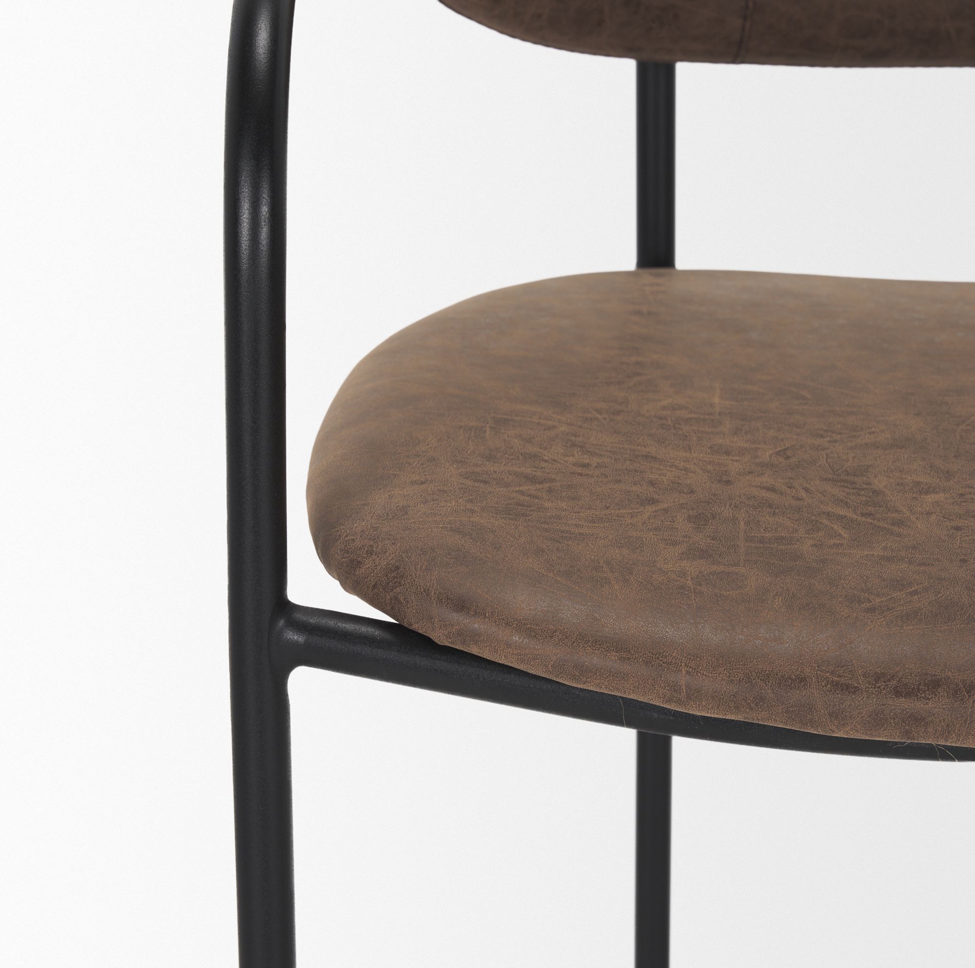 Mercana Parker 36" Counter Stool - Brown/Black