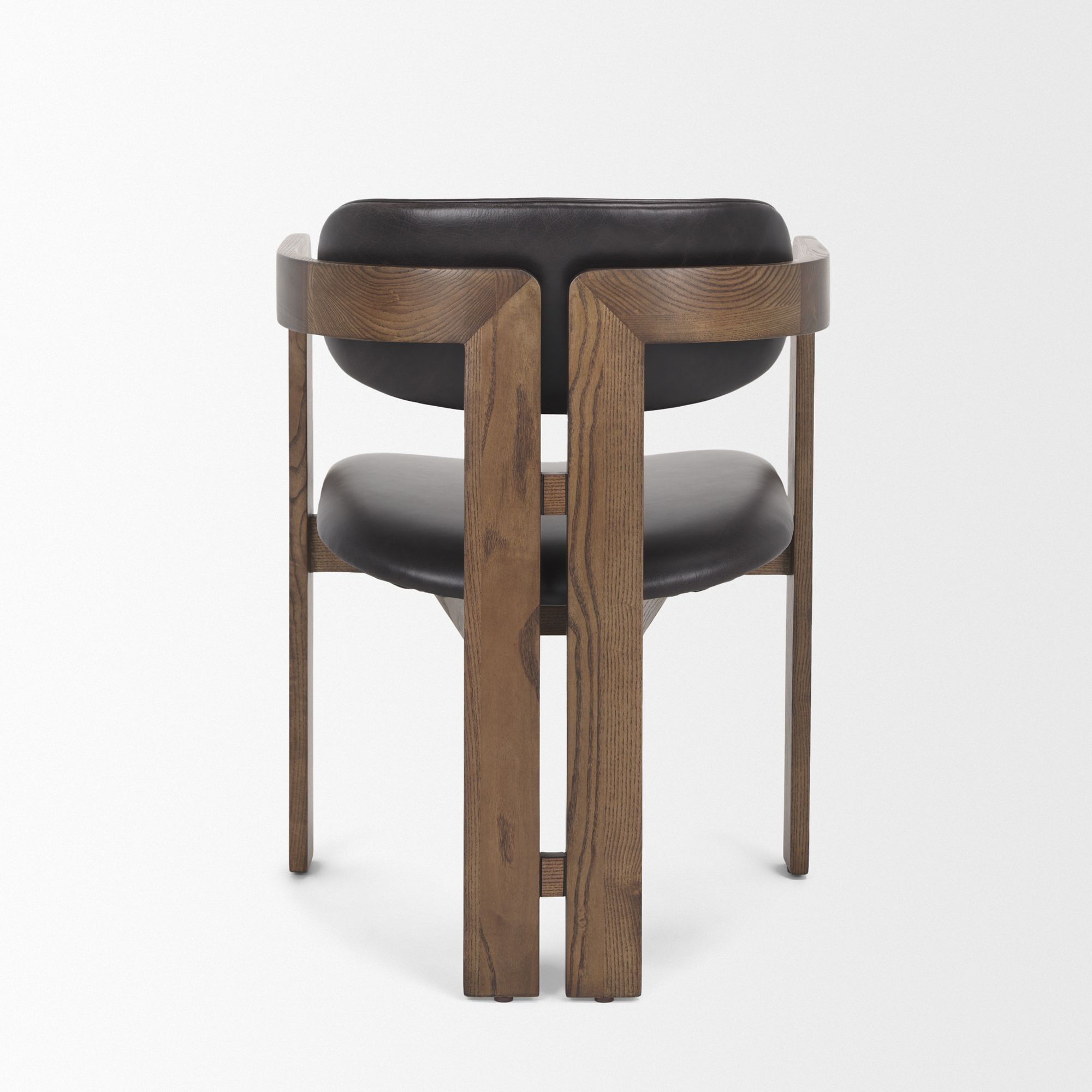 Mercana - Shiro Dining Chair with Espresso Brown Leather