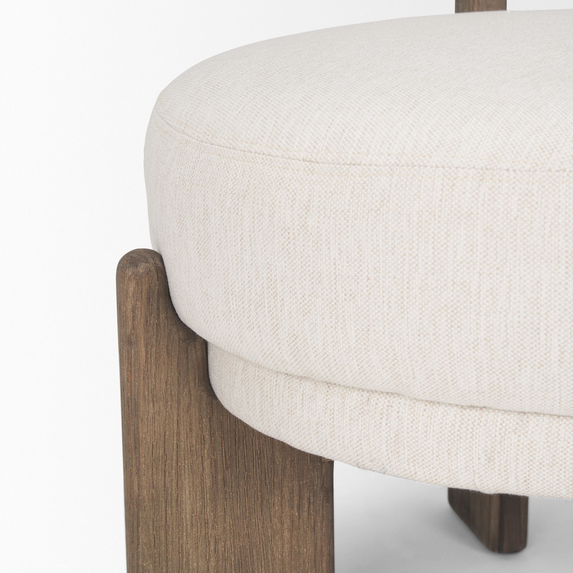 Mercana - Souvik Accent Chair in Oatmeal, Fabric