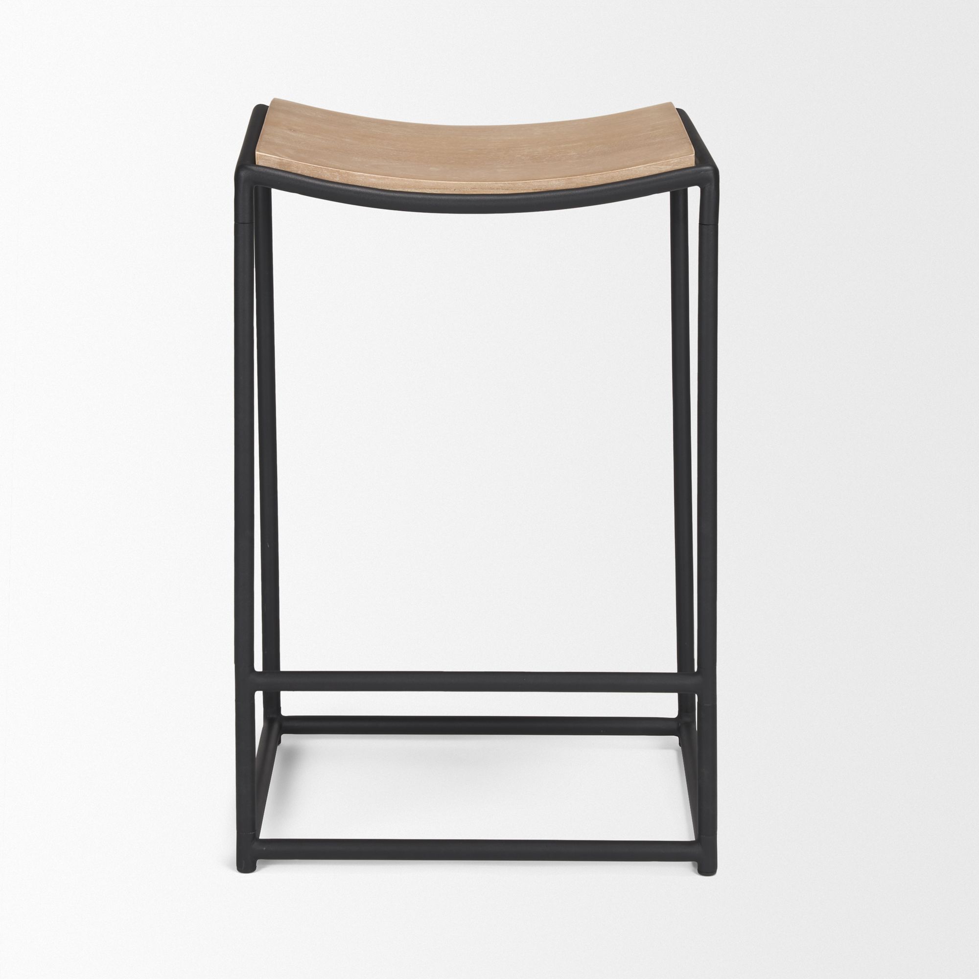 Mercana Taniel Counter Stool - Light Brown, Leather