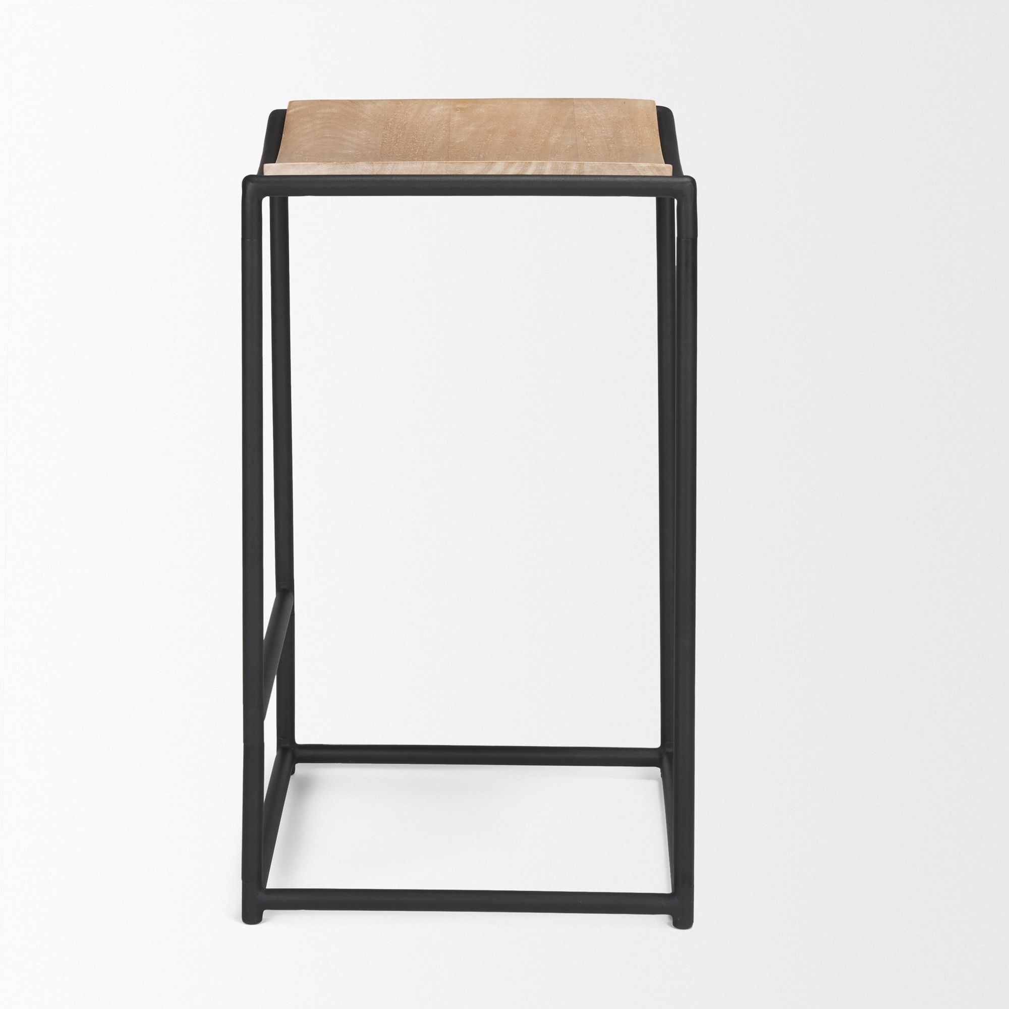 Mercana Taniel Counter Stool - Light Brown, Leather