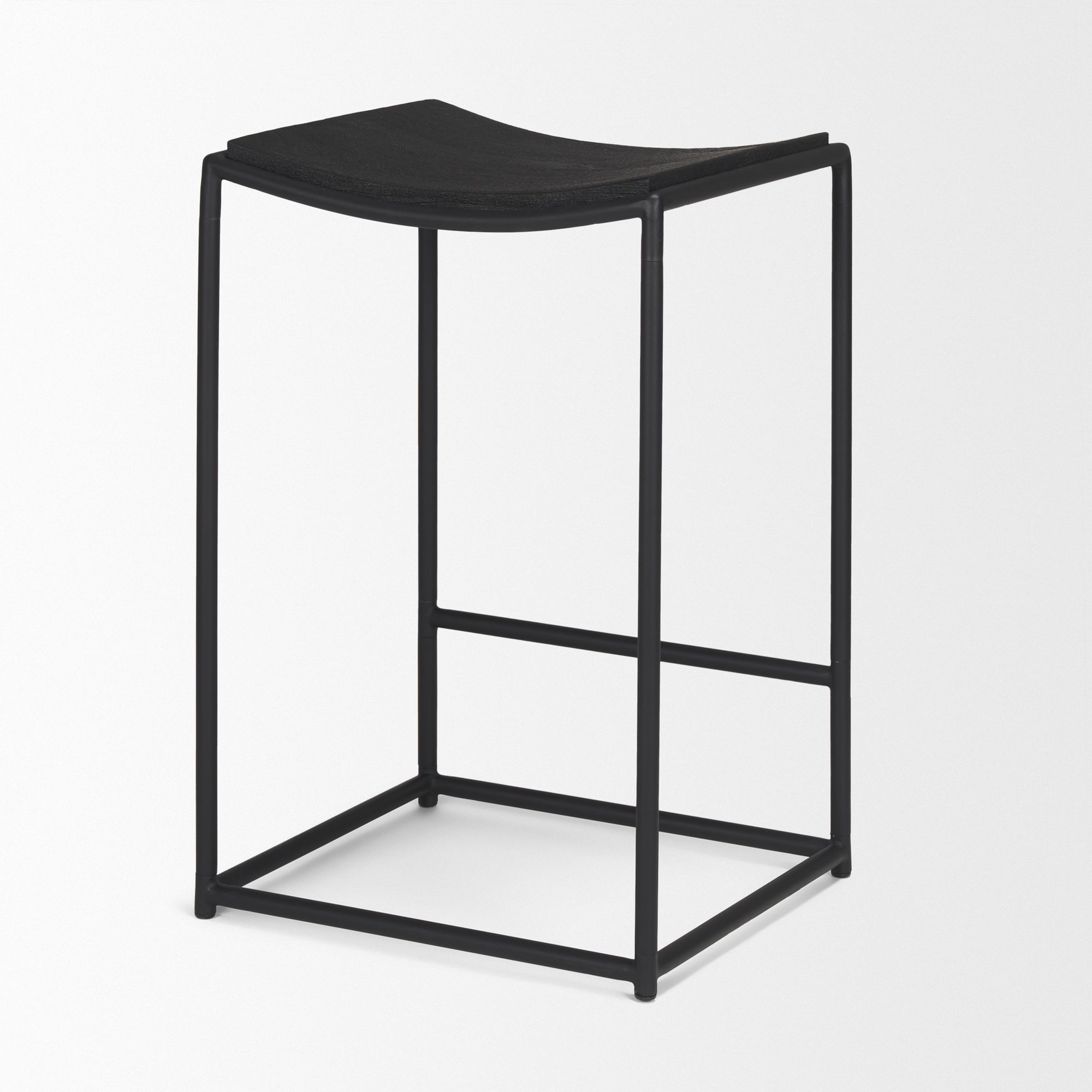 Mercana Taniel Counter Stool - Black, Wood