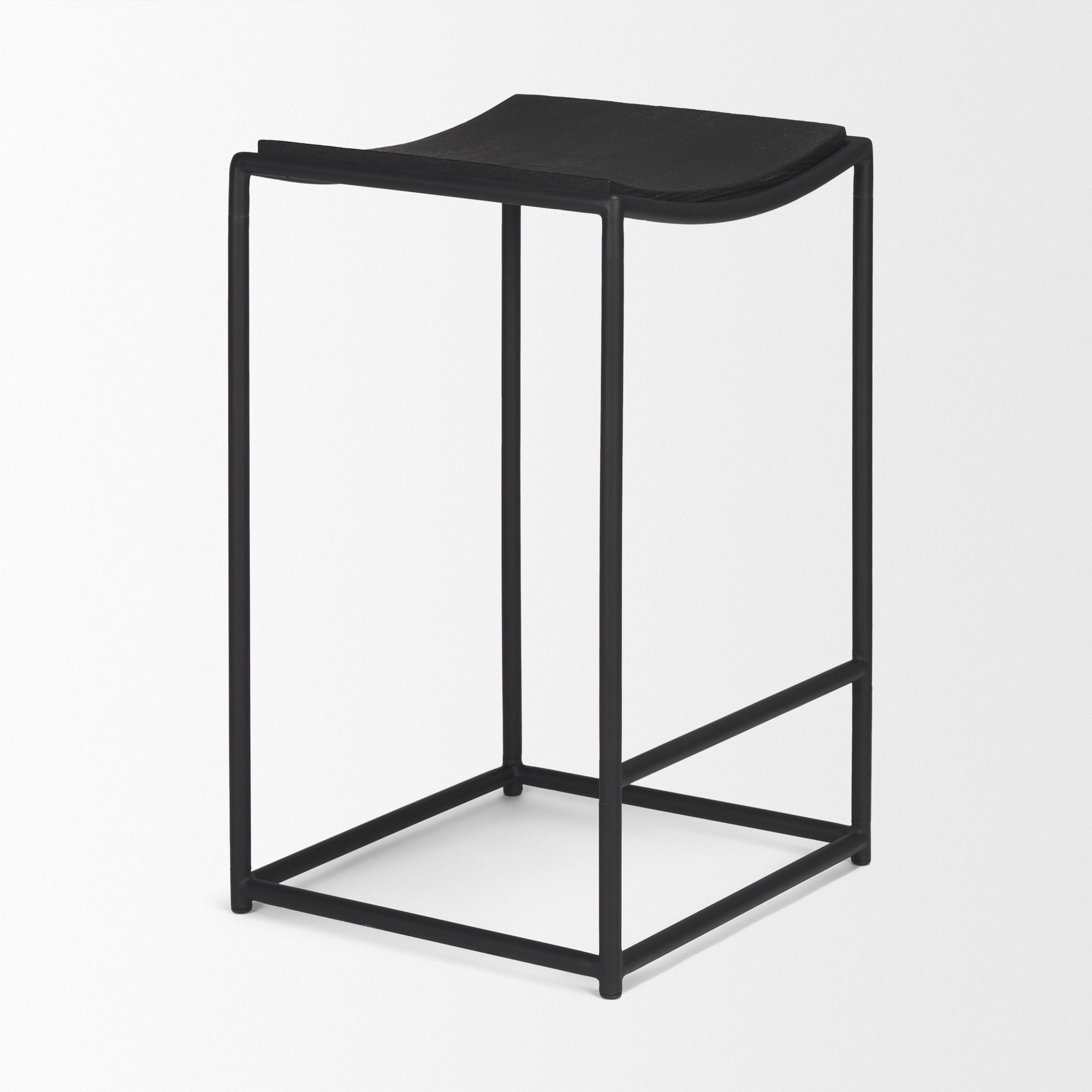 Mercana Taniel Counter Stool - Black, Wood