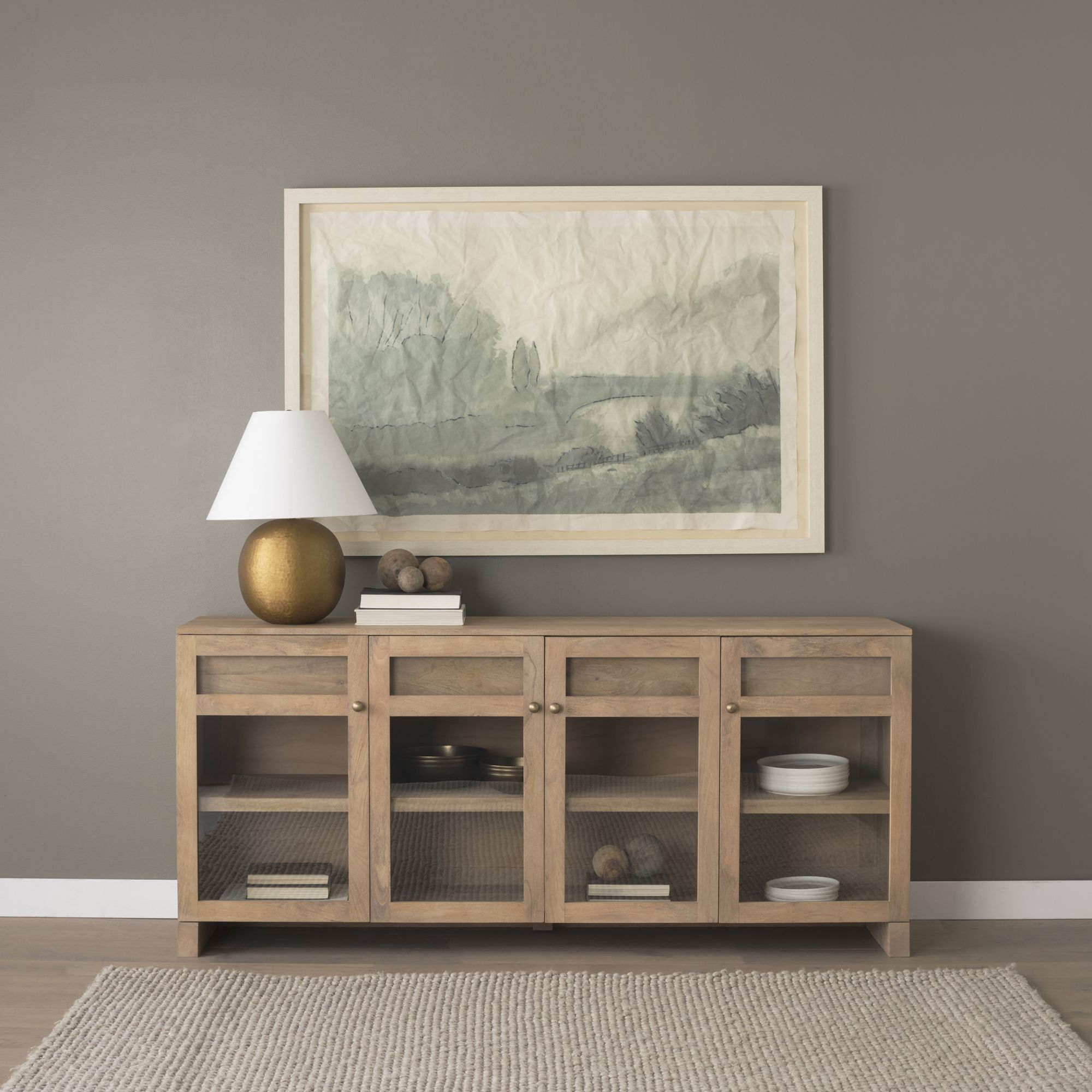 Mercana Suri Sideboard - Light Brown, Wood