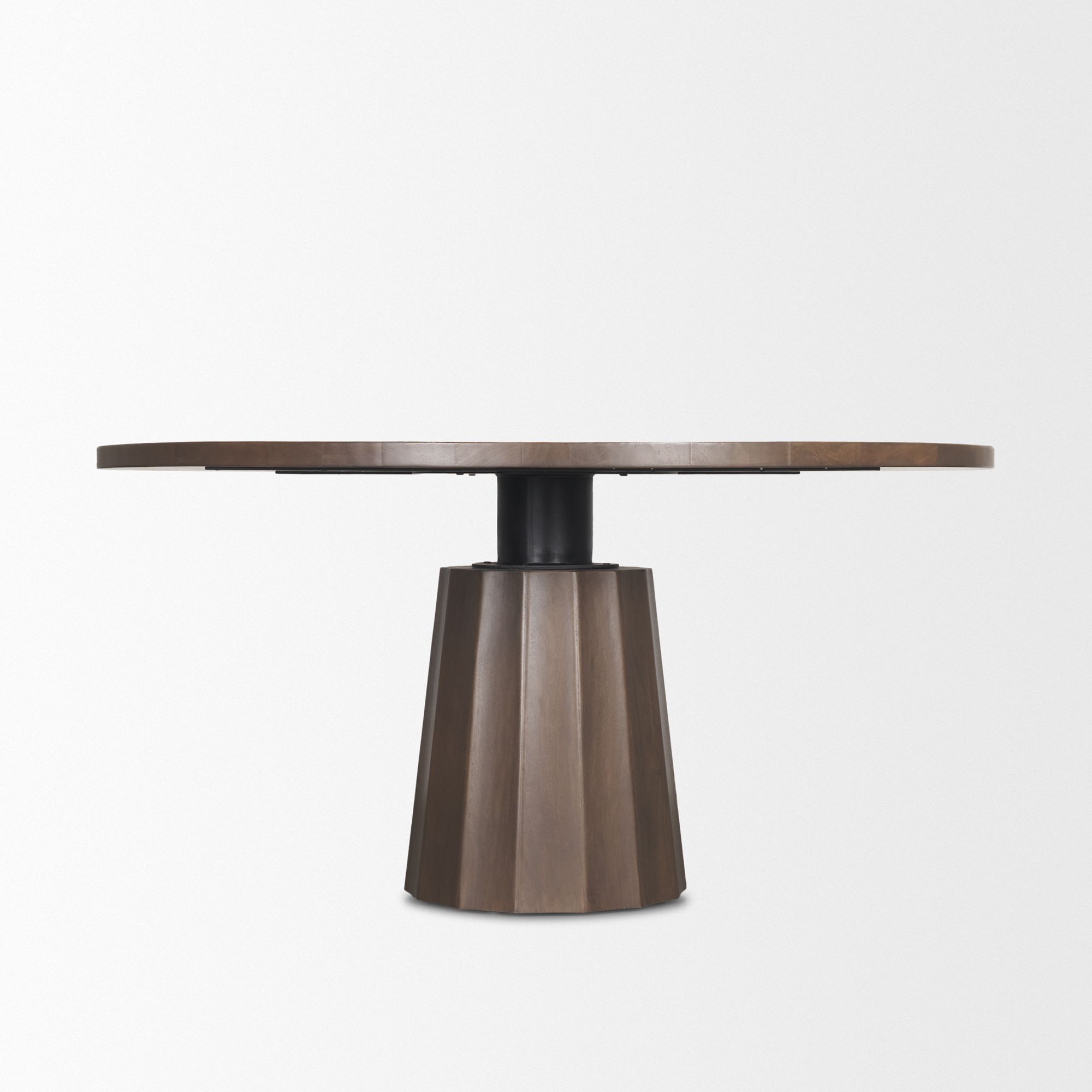 Mercana Swanson Round Dining Table - Dark Brown