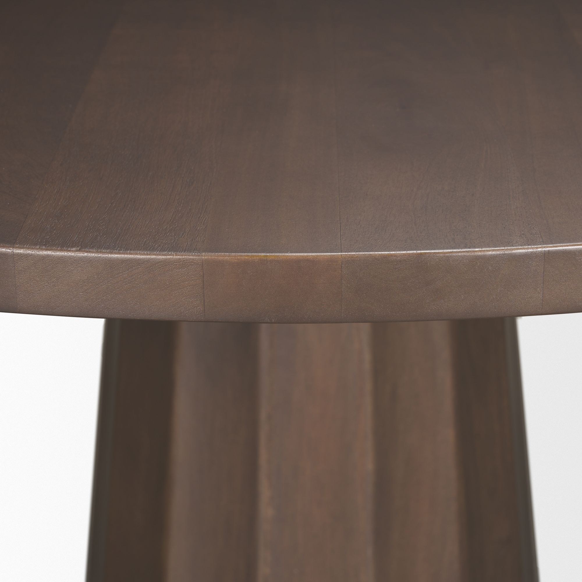 Mercana Swanson Round Dining Table - Dark Brown