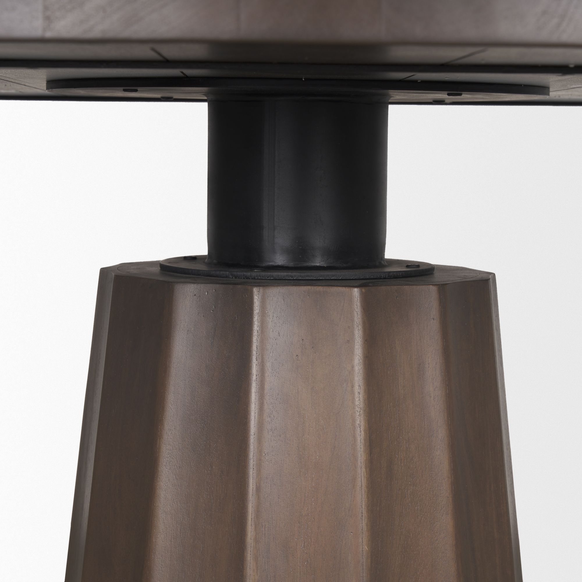 Mercana Swanson Round Dining Table - Dark Brown