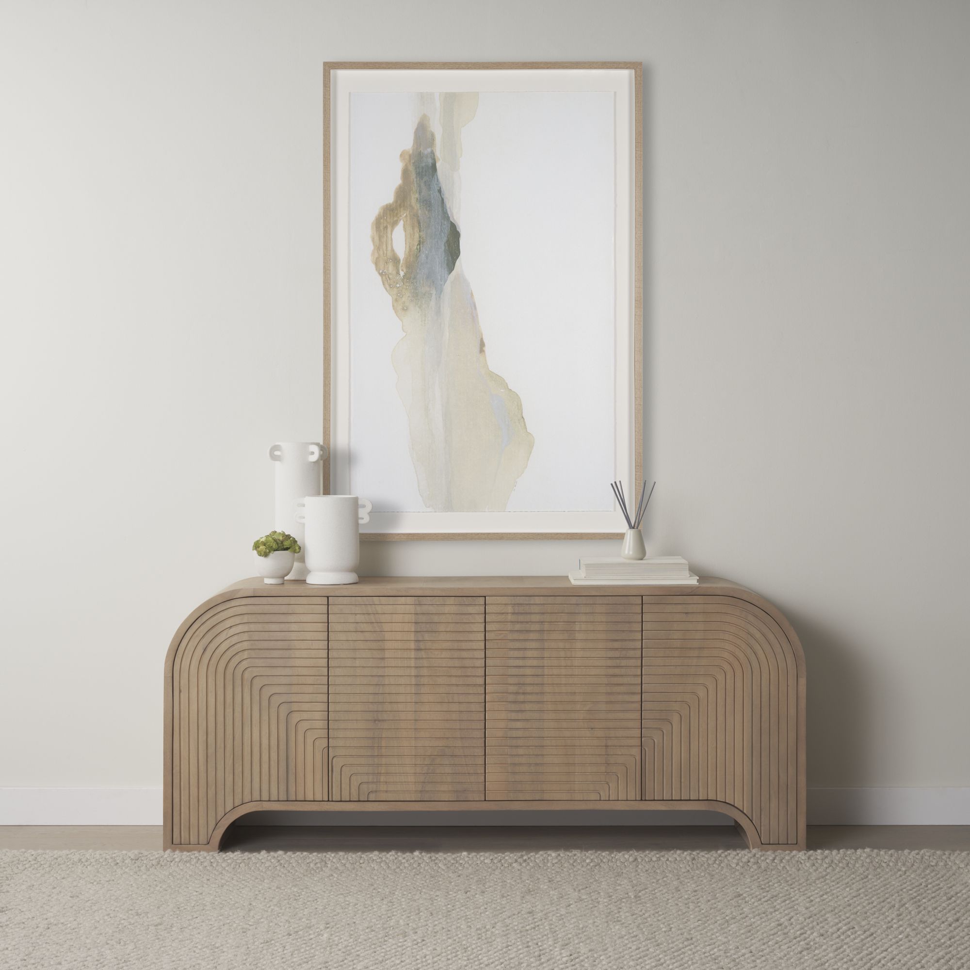 Mercana Sorina Sideboard - Light Brown, Wood