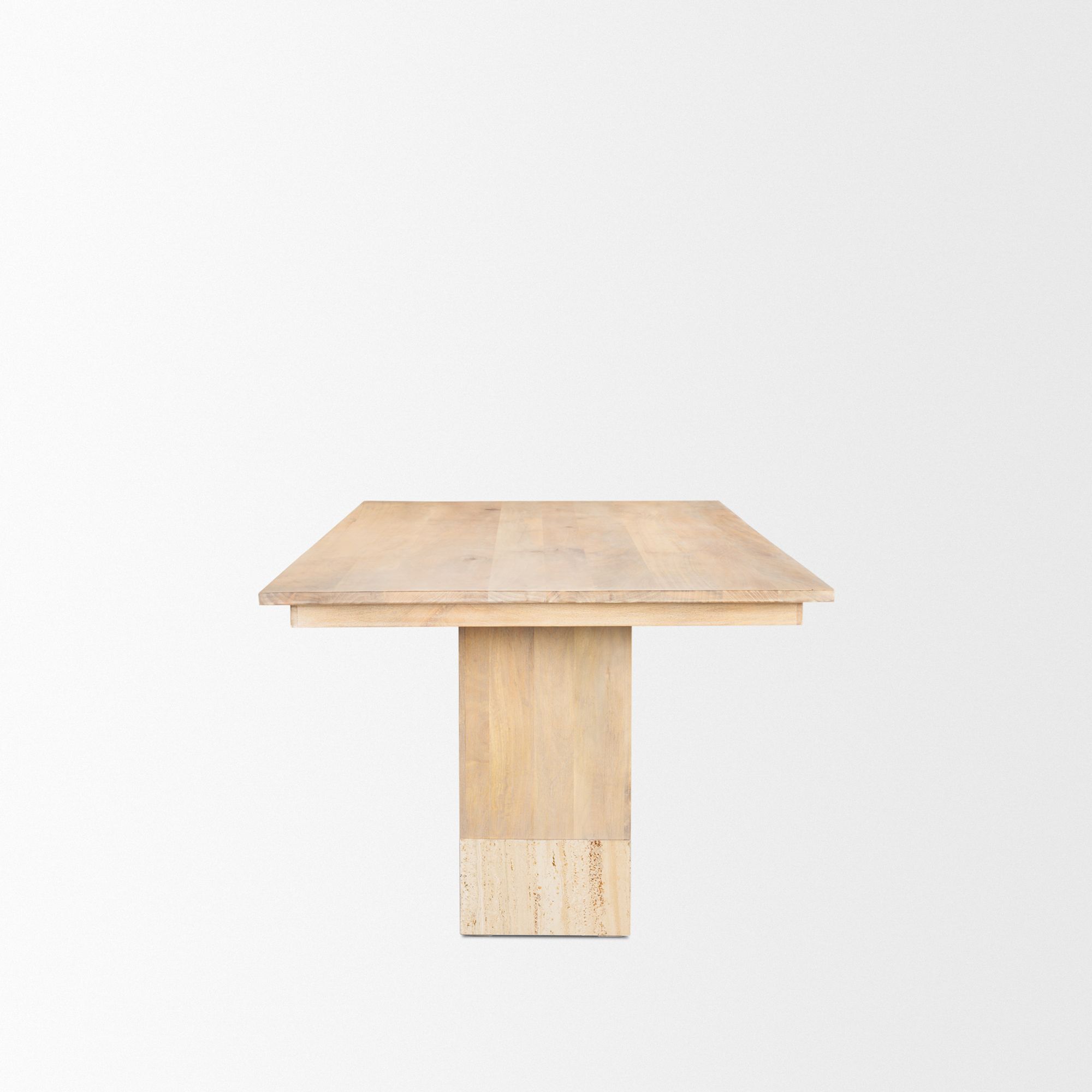 Mercana Shivon 94" Dining Table - Light Brown