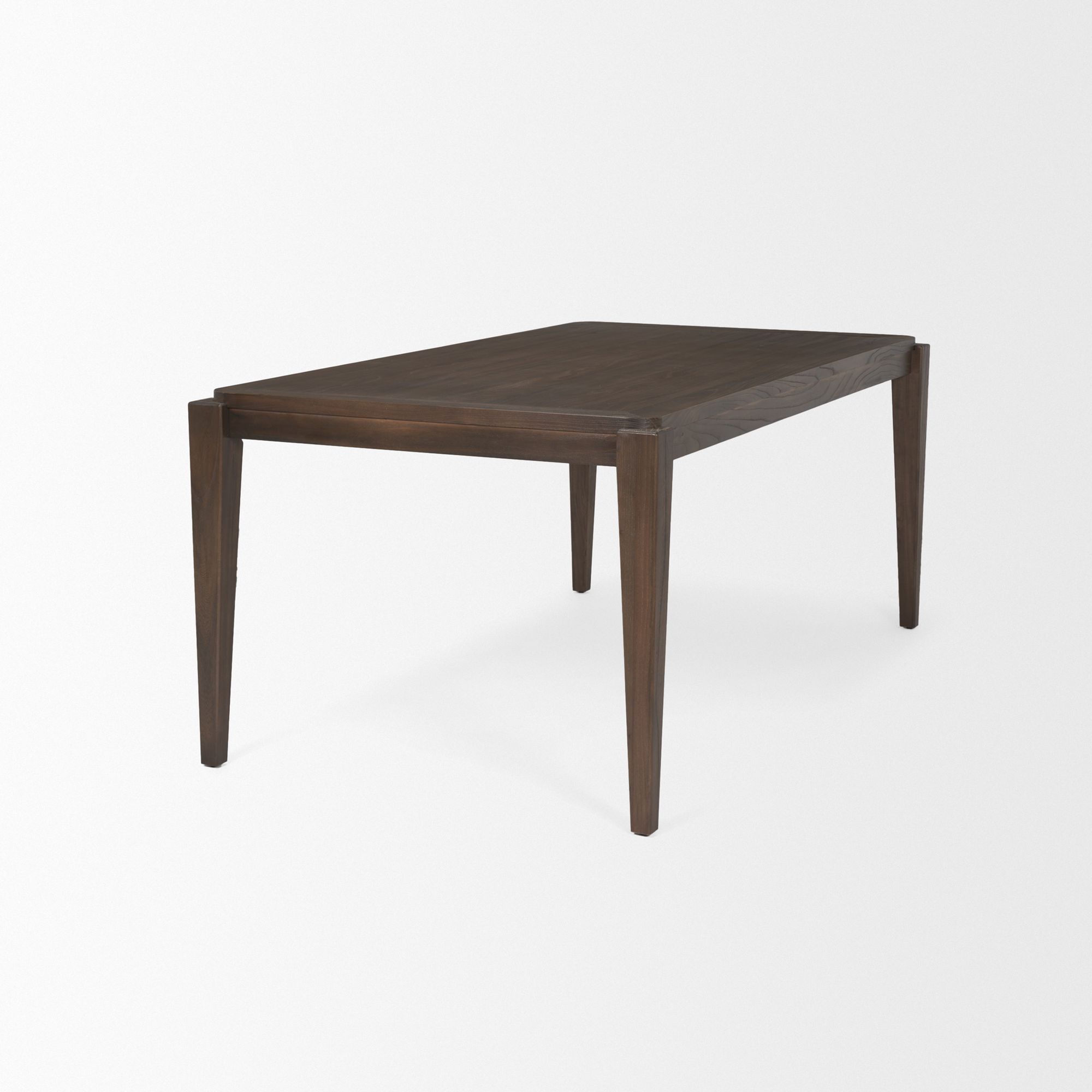 Mercana Teva Rectangular Dining Table - Dark Brown