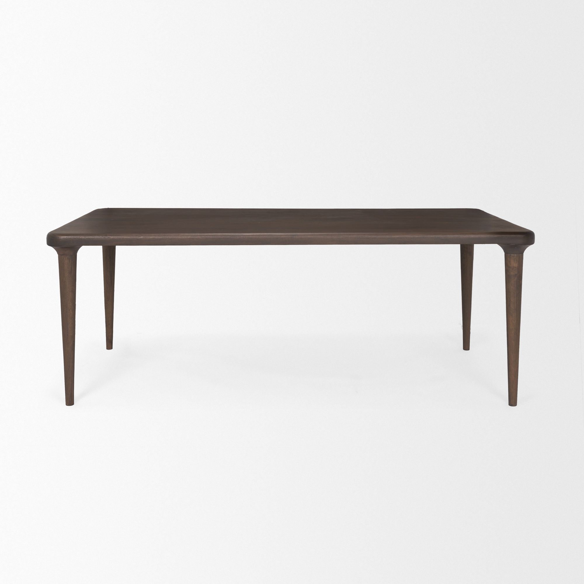 Mercana Suvan 84" Rectangular Dining Table - Dark Brown