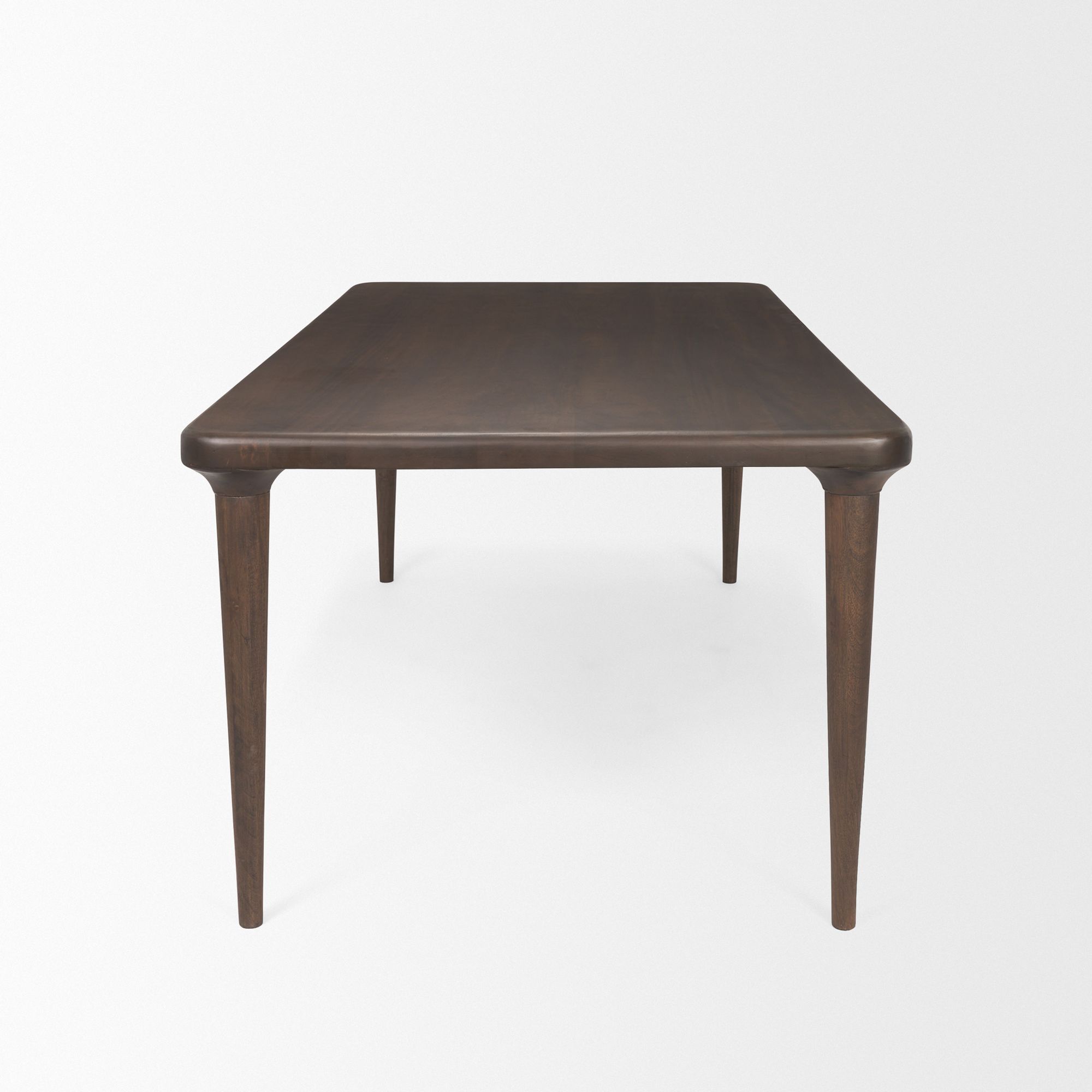 Mercana Suvan 84" Rectangular Dining Table - Dark Brown