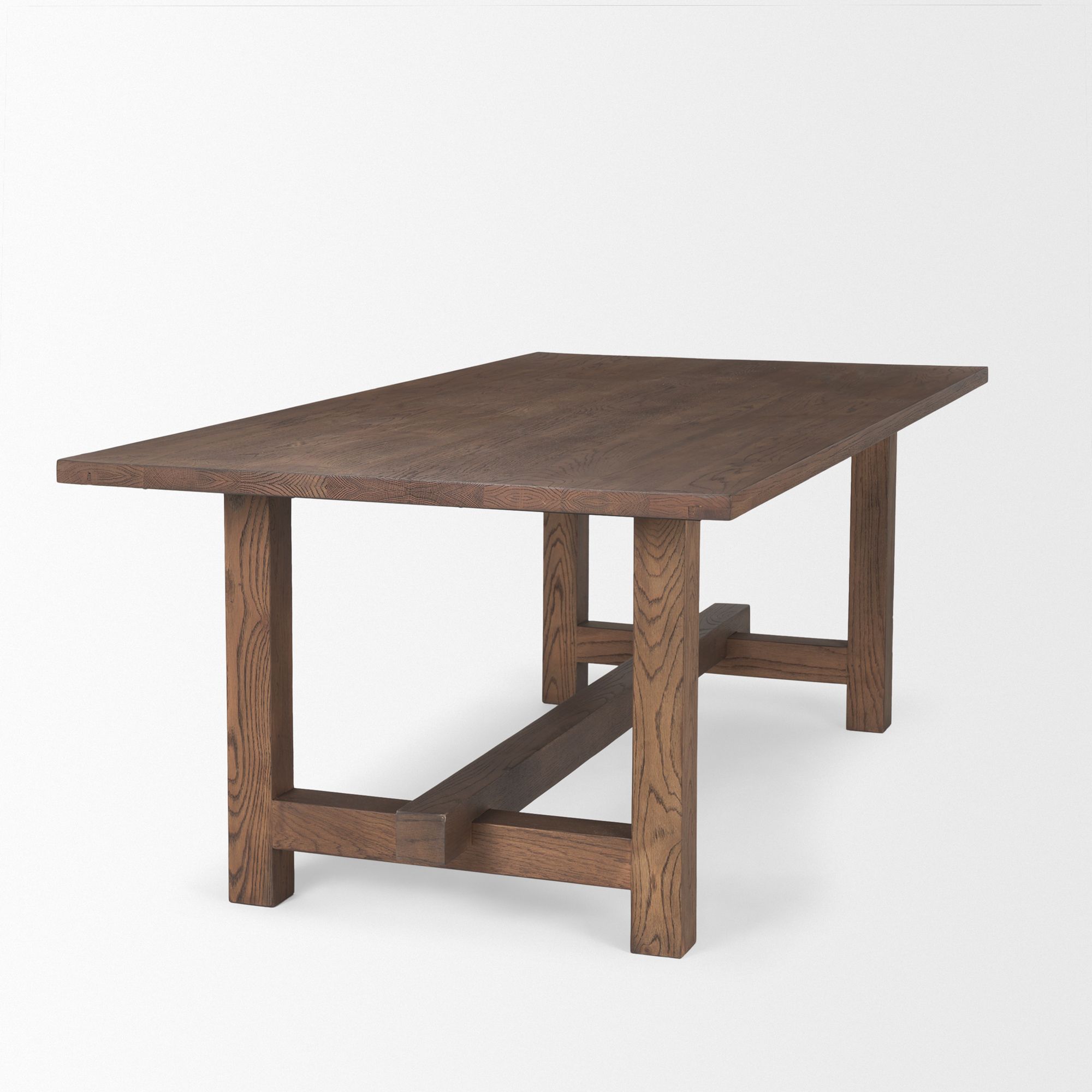 Mercana Suke Rectangular Dining Table - Light Brown