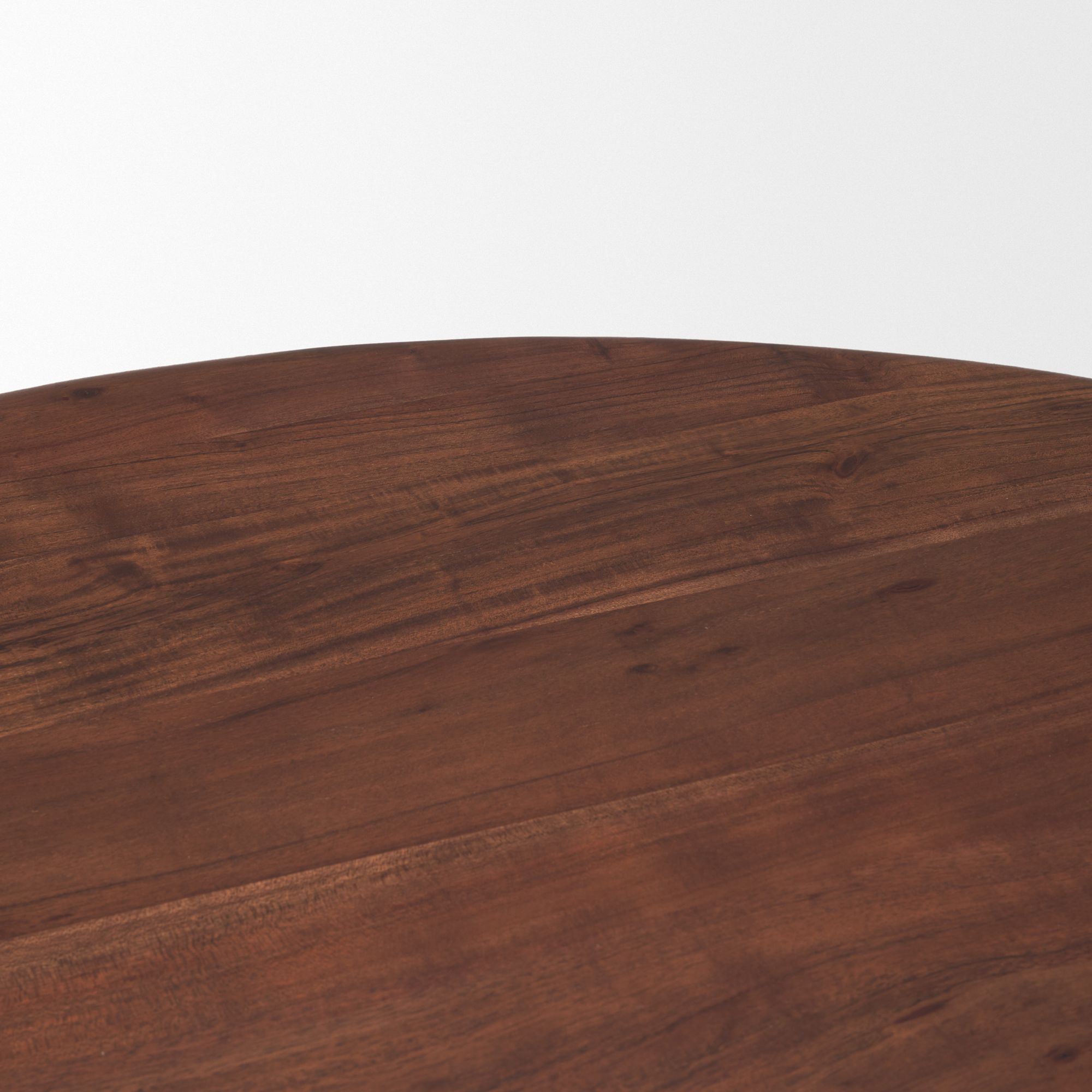 Mercana Soma Round Dining Table - Dark Brown