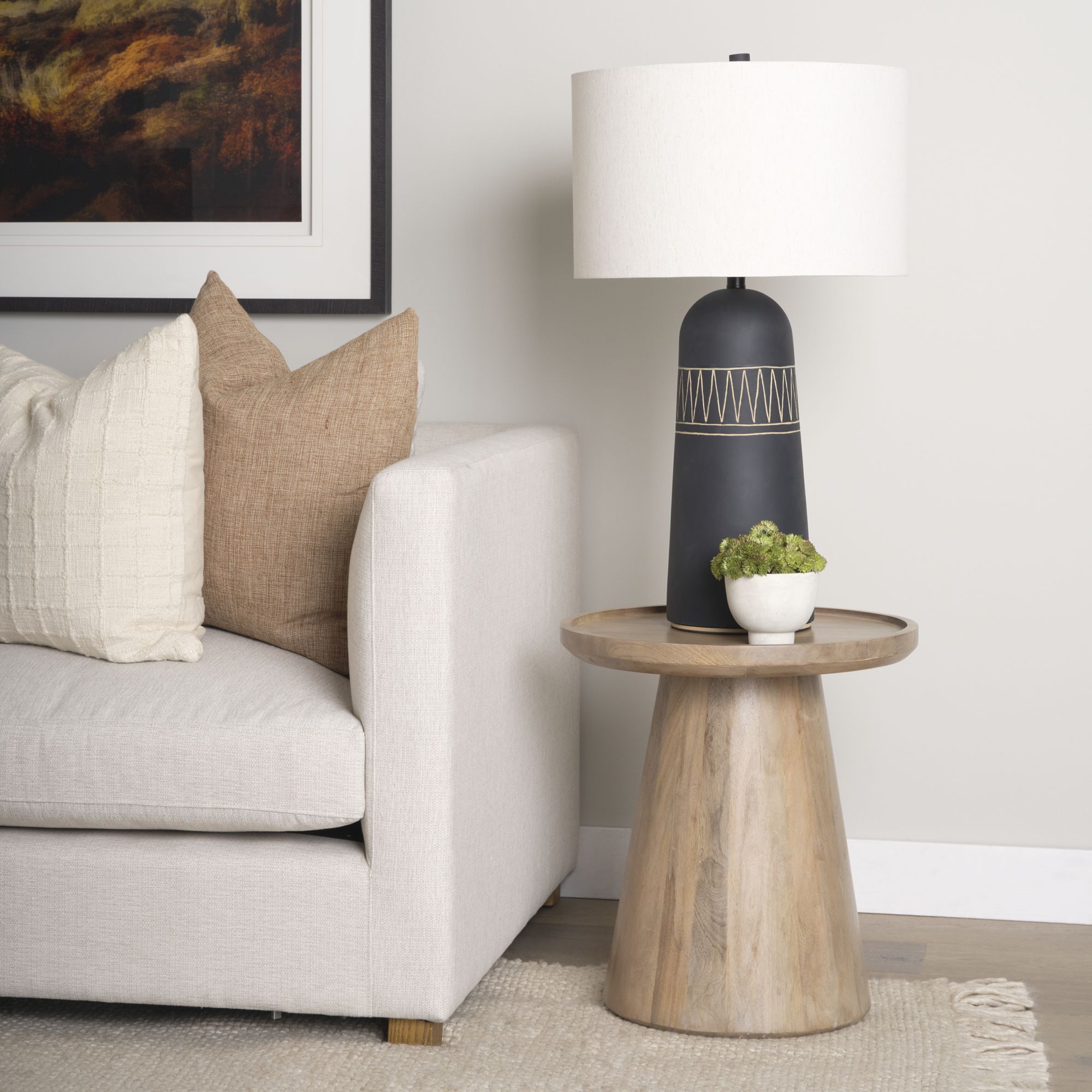 Mercana Takoda Accent Table - Light Brown