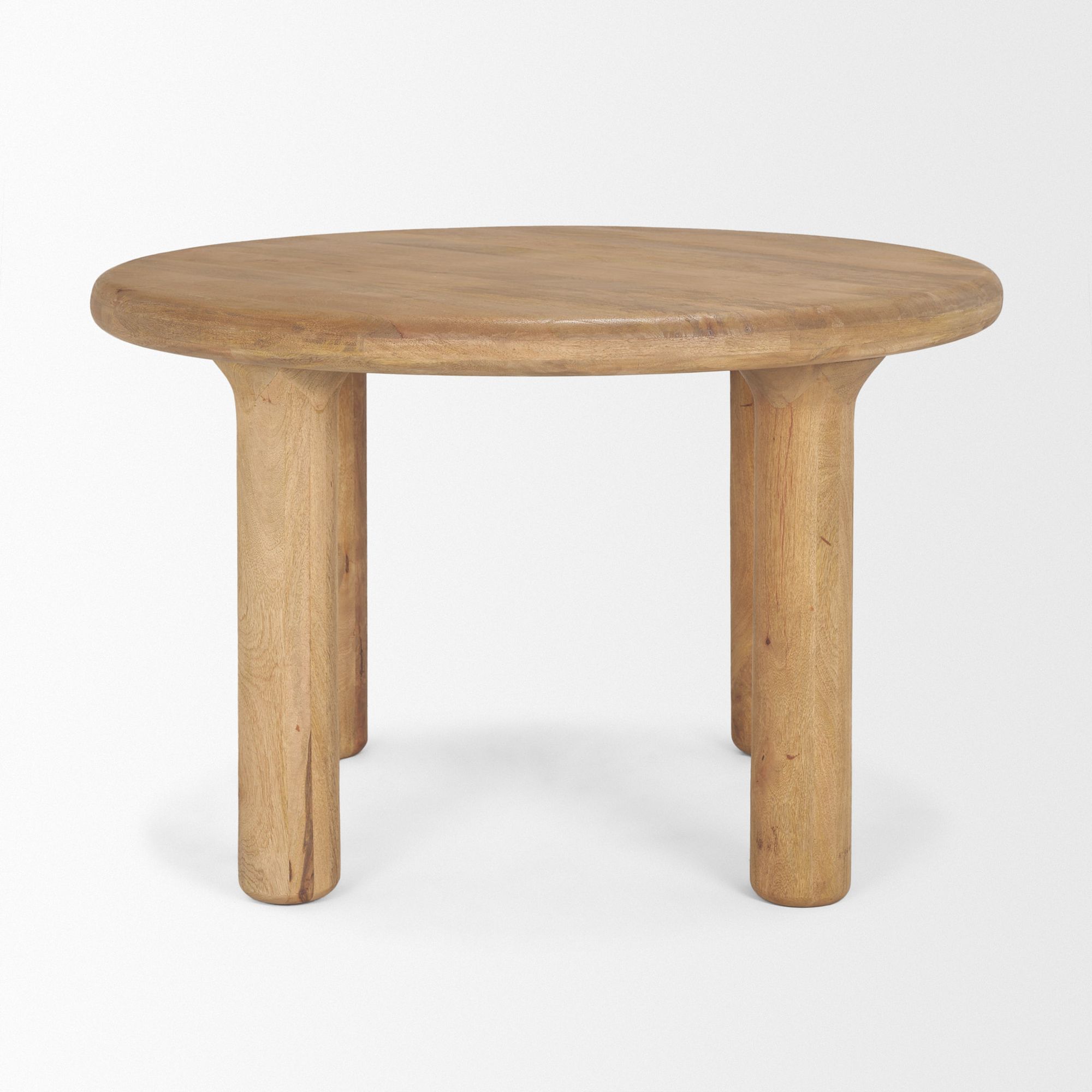 Mercana Soma Round Dining Table - Light Brown