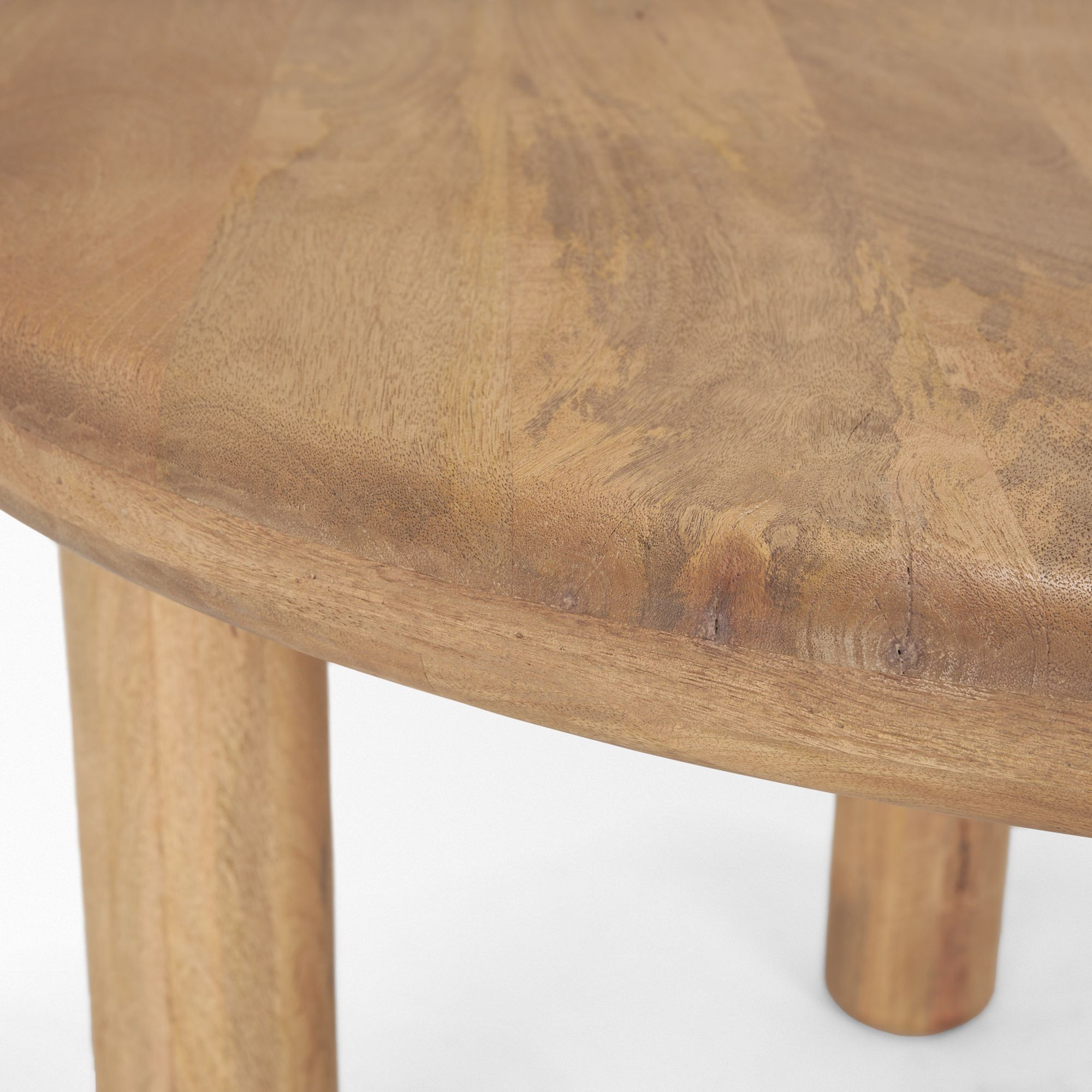 Mercana Soma Round Dining Table - Light Brown