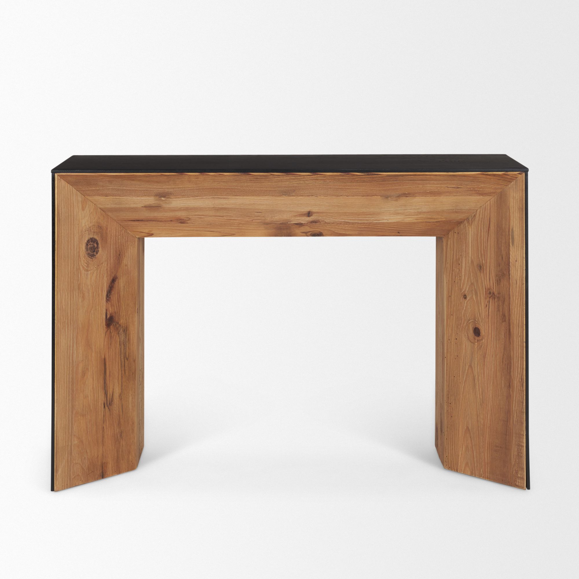 Mercana - Tabor Console Table with Black Oak Waterfall