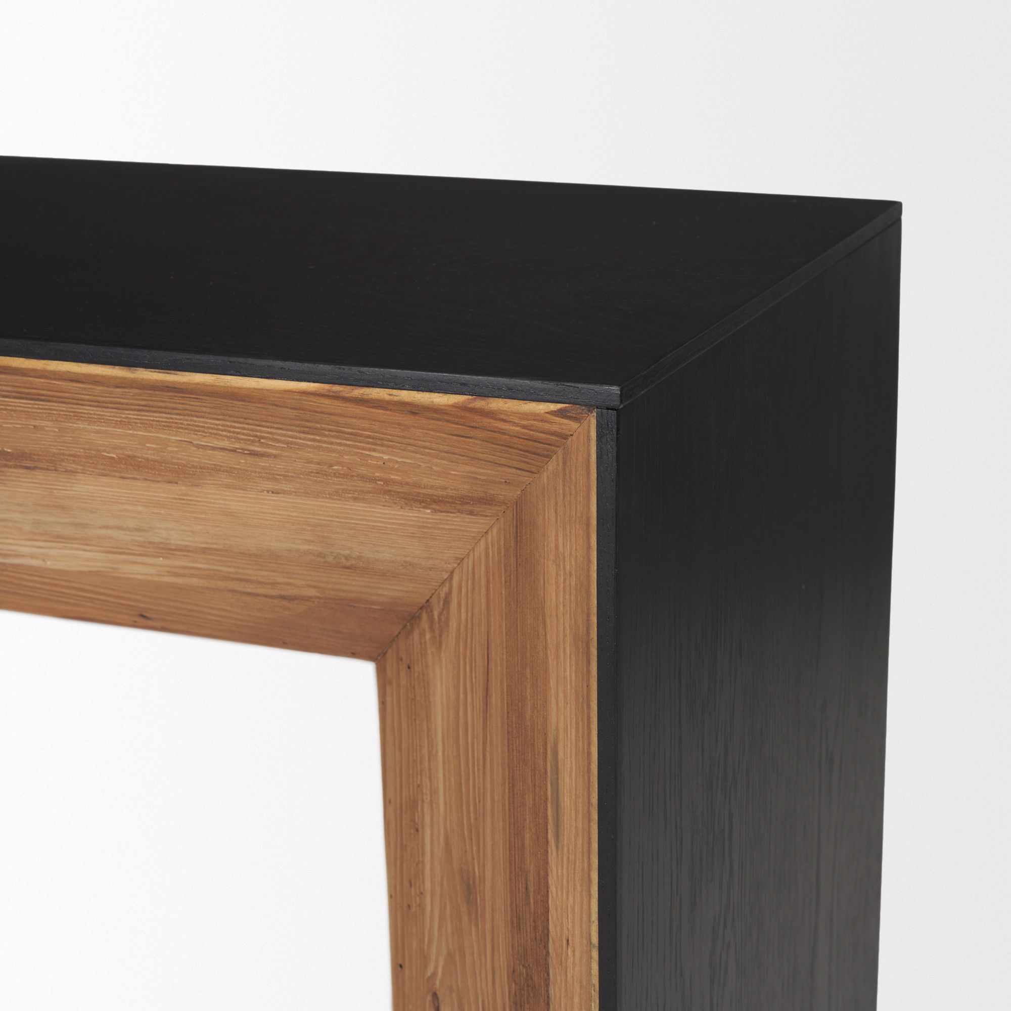 Mercana - Tabor Console Table with Black Oak Waterfall