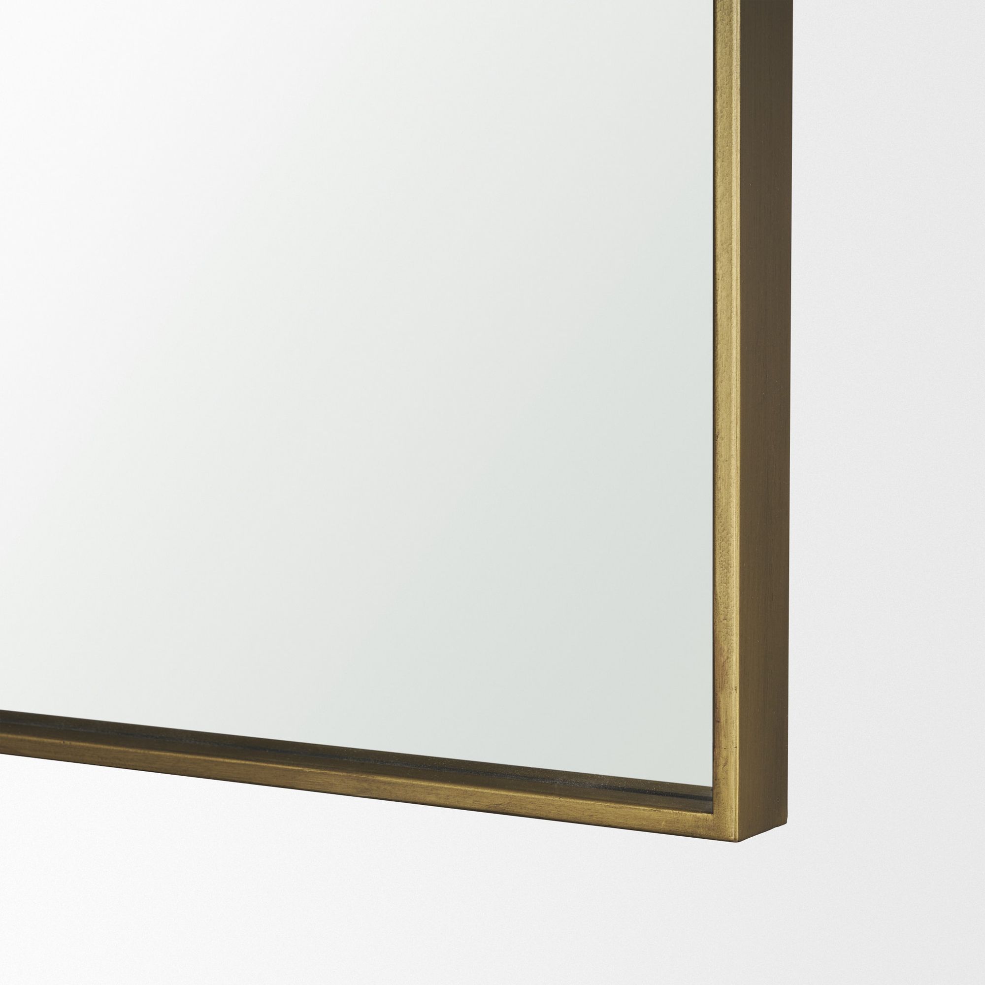 Mercana Tamira 75.8" Tall Metal Arched Mirror - Brass