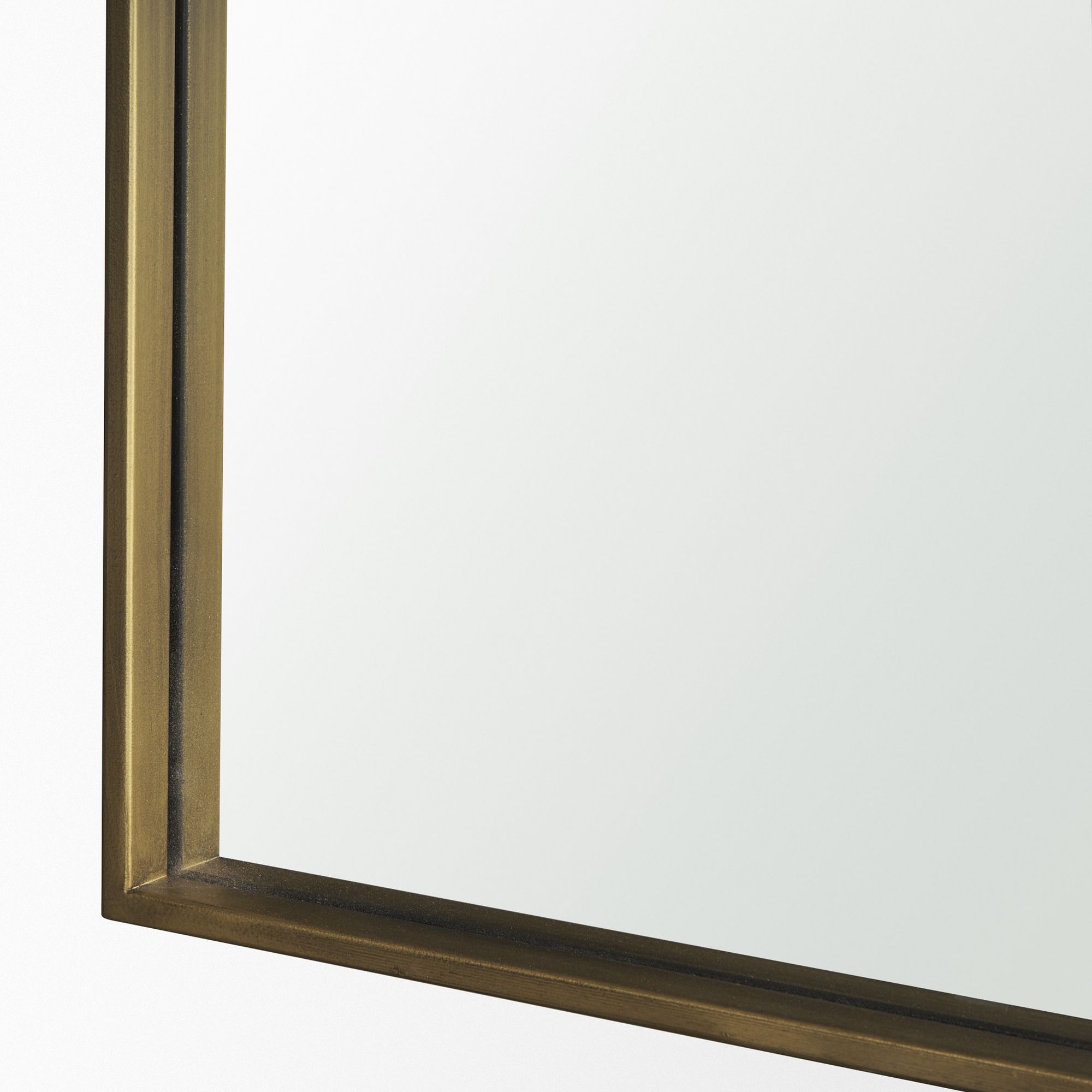 Mercana Tamira 75.8" Tall Metal Arched Mirror - Brass